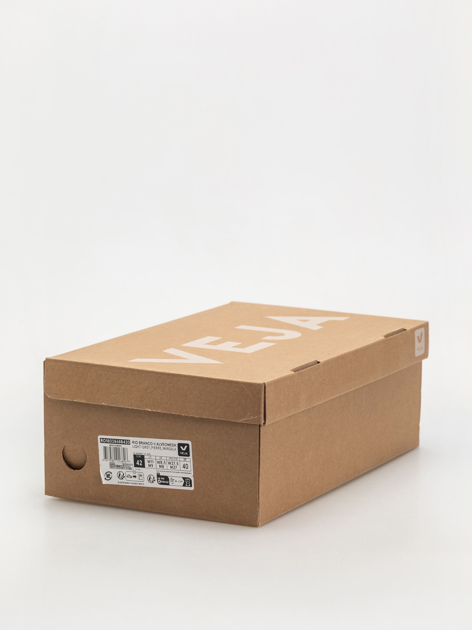 Cipők Veja Rio Branco Ii (light grey pierre marsala)