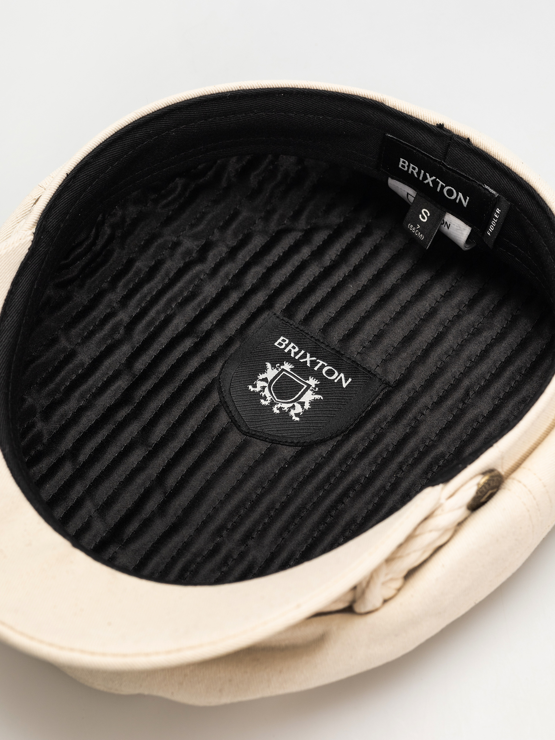 Flat cap Brixton Fiddler Cap (egret white)