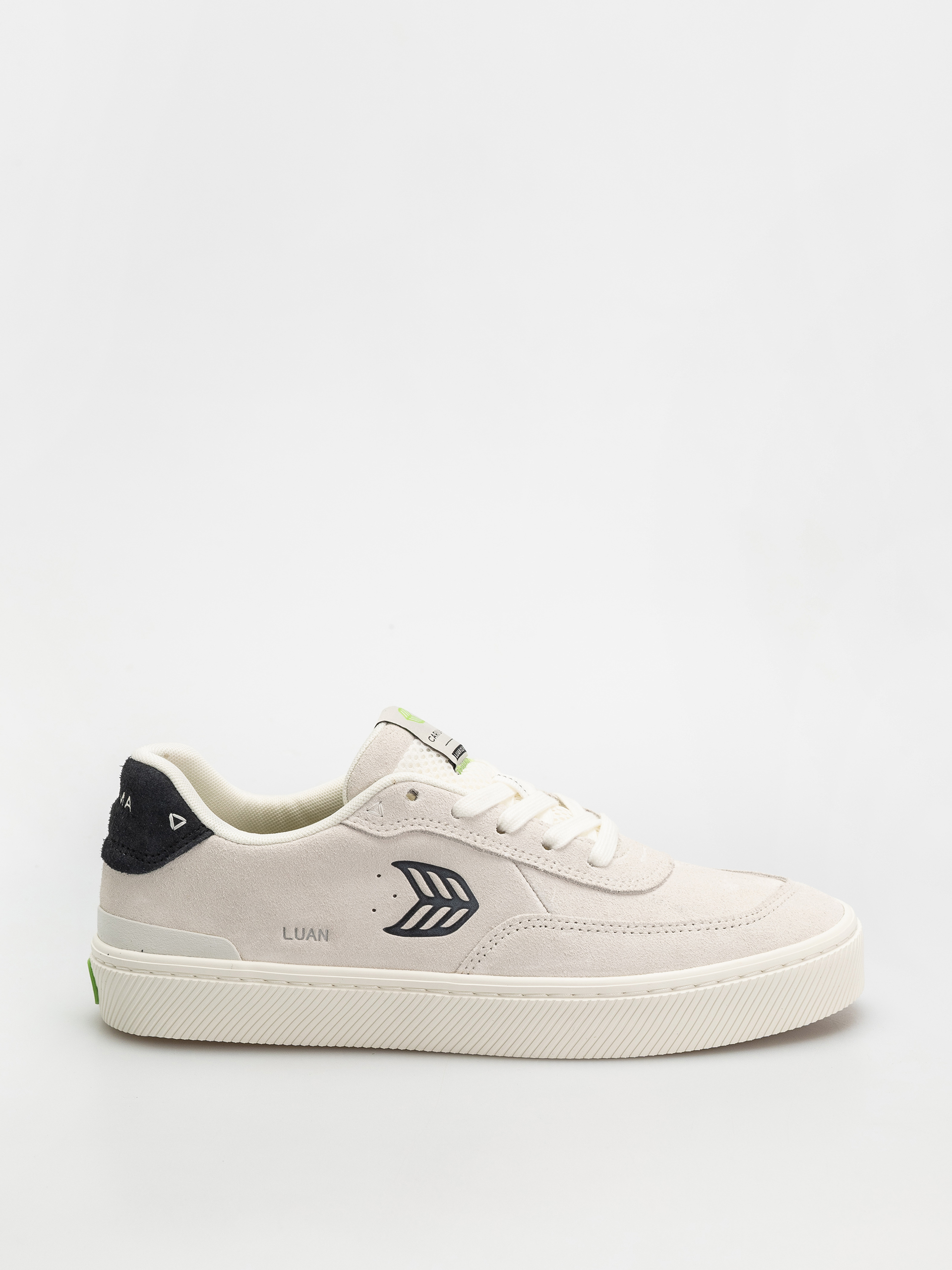 Cariuma Luan Pro Cipu0151k (smoke white suede black logo)