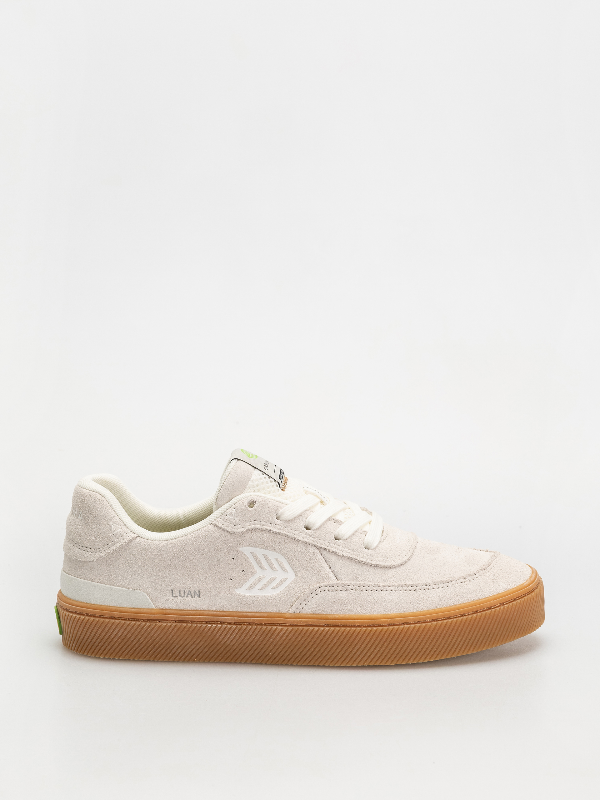 Cariuma Luan Pro Cipu0151k (gum smoke white suede off white logo)