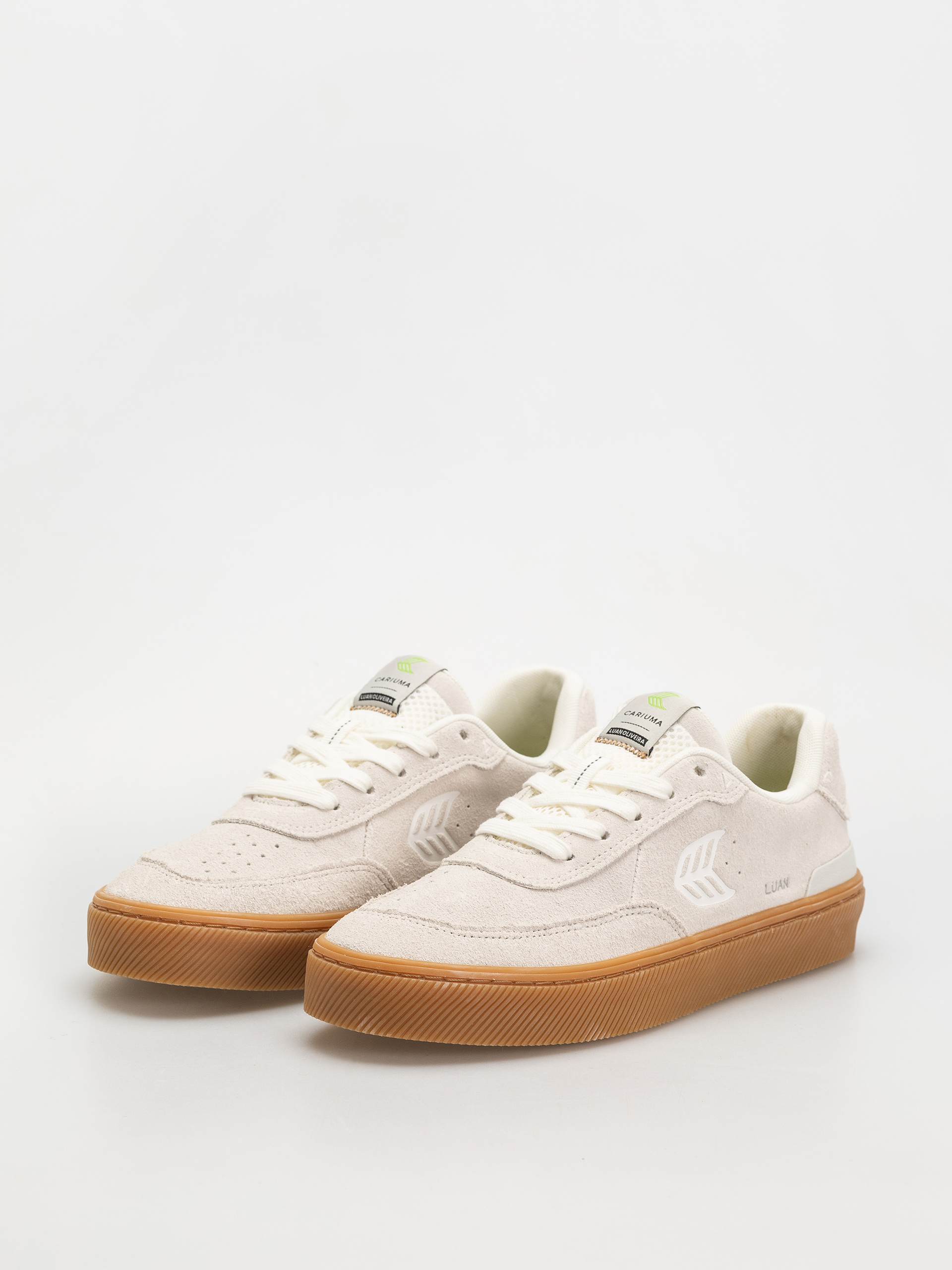 Cariuma Luan Pro Cipők (gum smoke white suede off white logo)