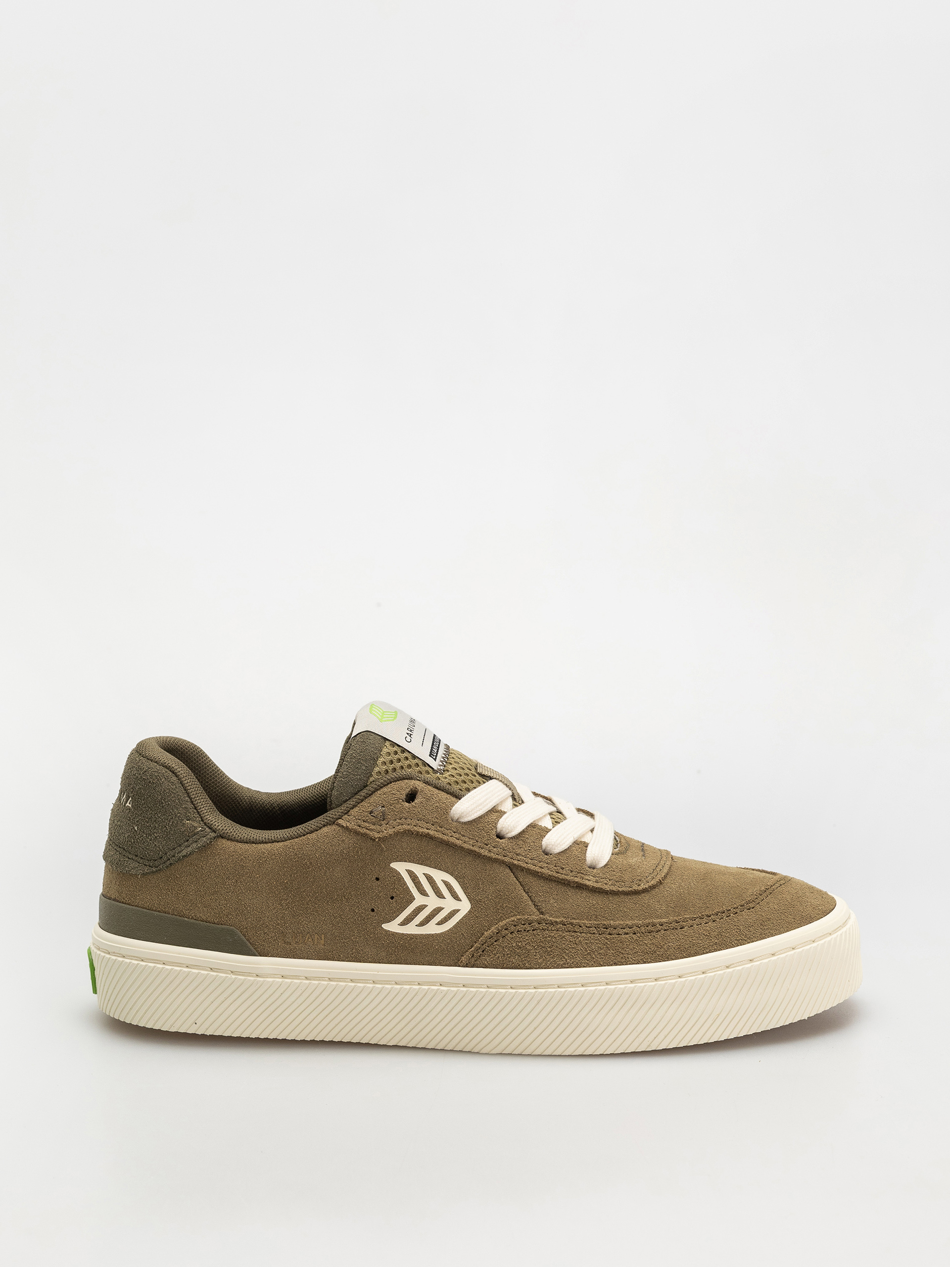 Cariuma Luan Pro Cipu0151k Wmn (olive green suede ivory logo burnt olive)