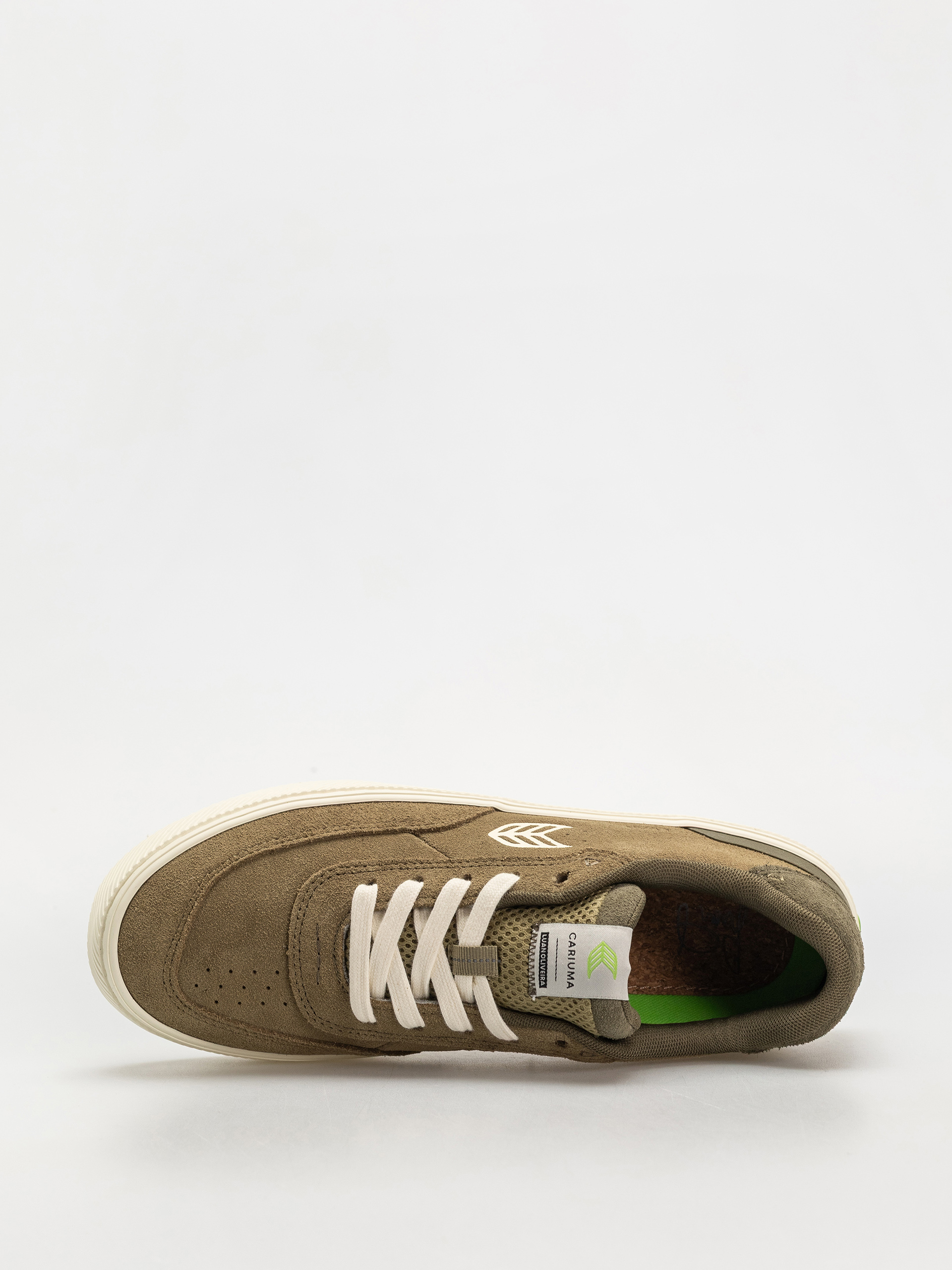 Cariuma Luan Pro Cipők Wmn (olive green suede ivory logo burnt olive)