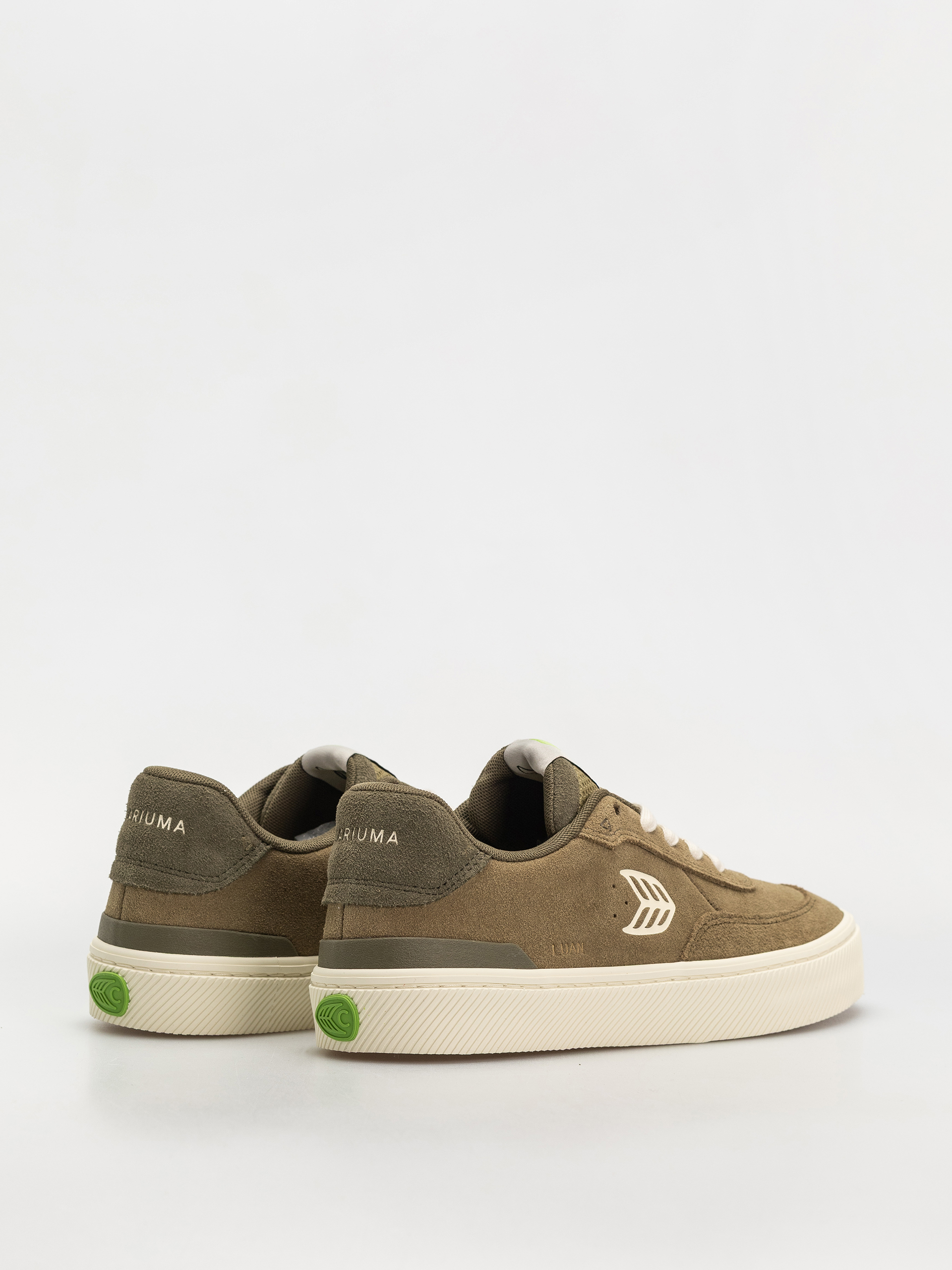 Cariuma Luan Pro Cipők Wmn (olive green suede ivory logo burnt olive)