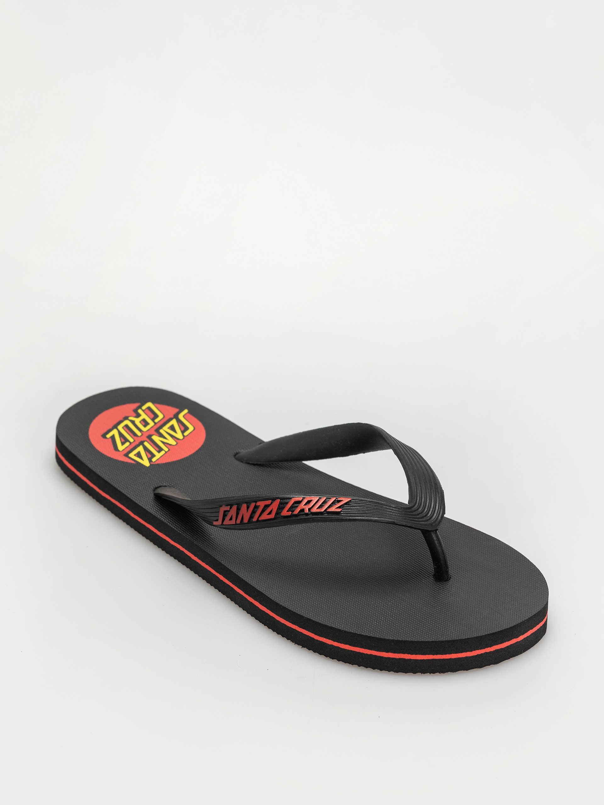 Santa Cruz Classic Dot Flip-flop papucsok (black)