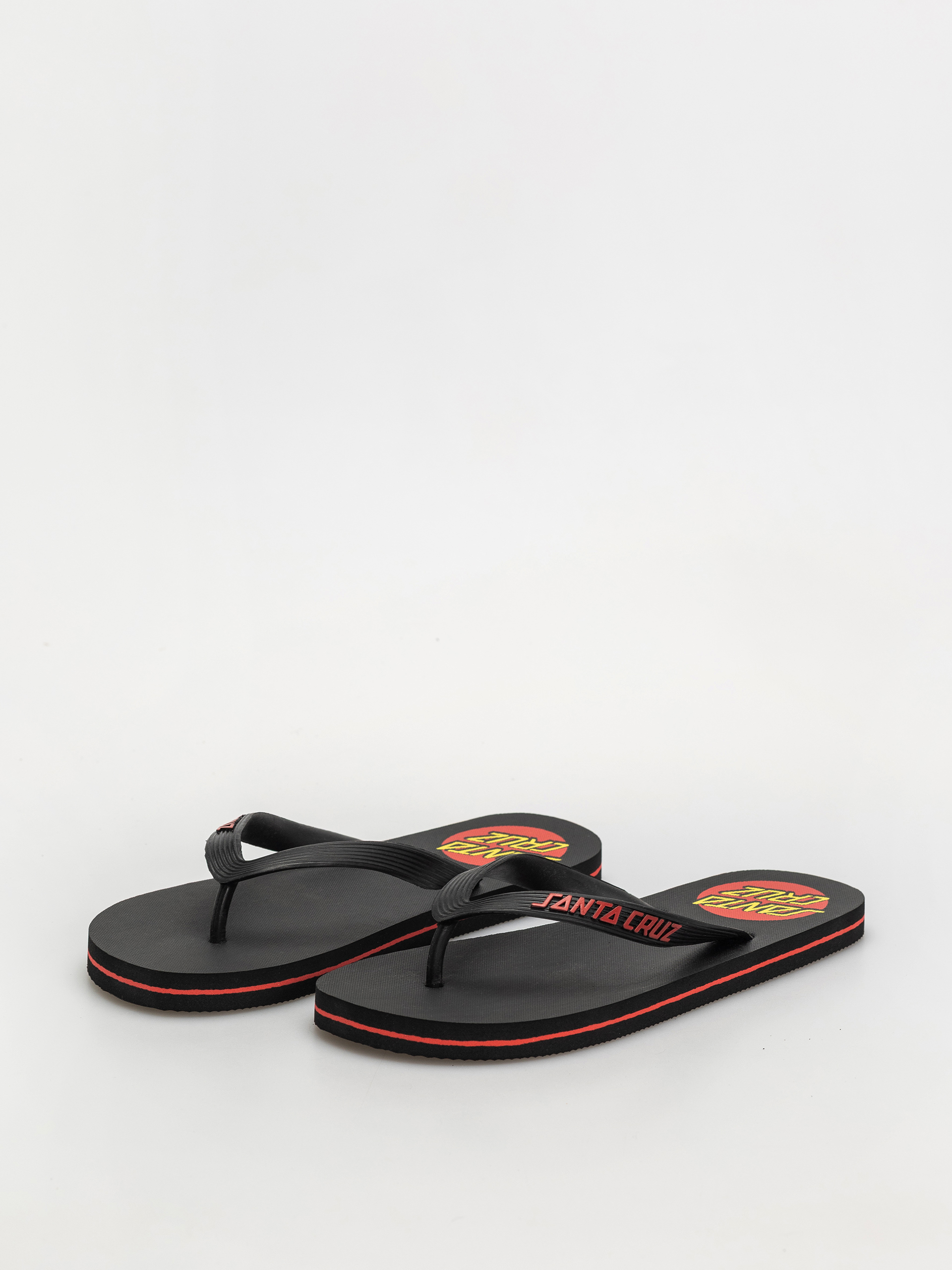 Santa Cruz Classic Dot Flip-flop papucsok (black)