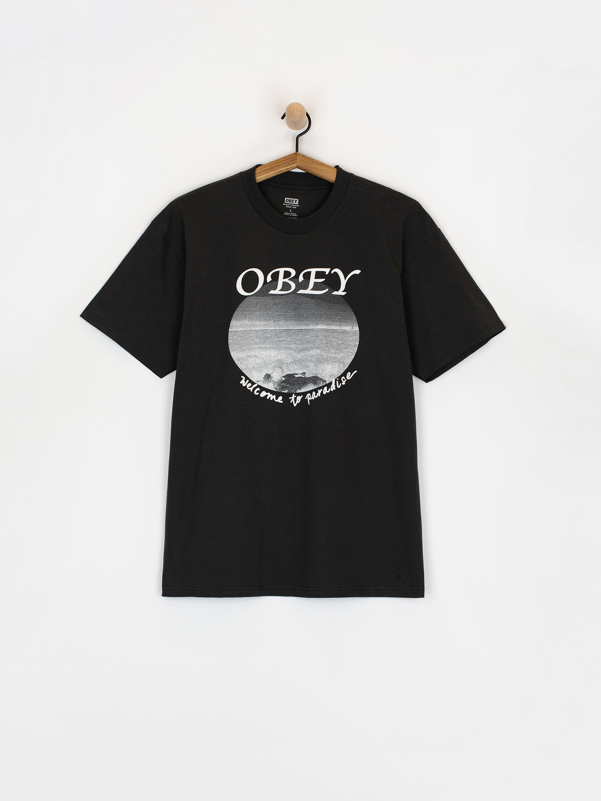 OBEY Welcome To Paradise Póló (vintage black)