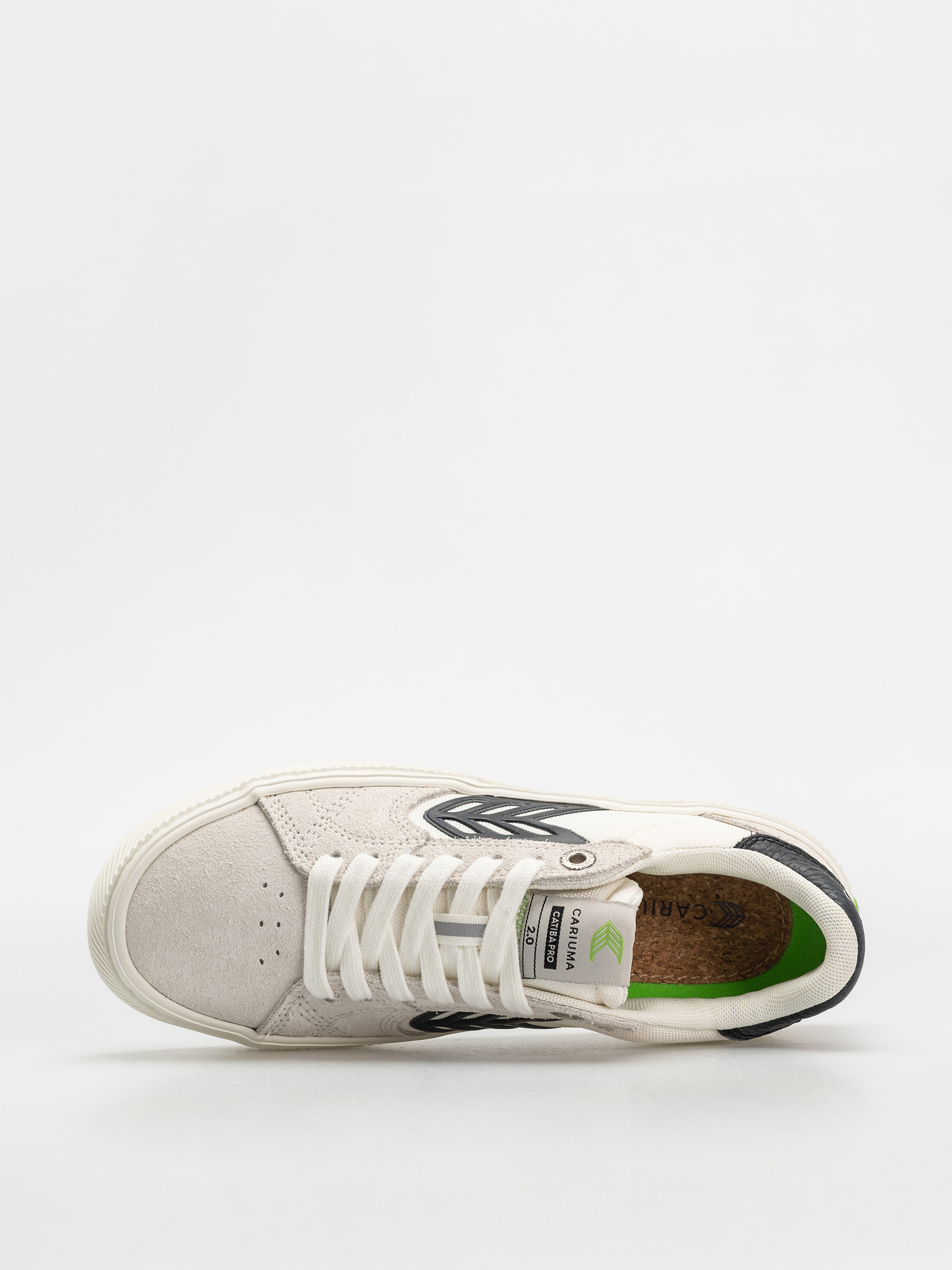 Cariuma Catiba Pro 2.0 Cipők Wmn (smoke white suede off white cordura black logo)