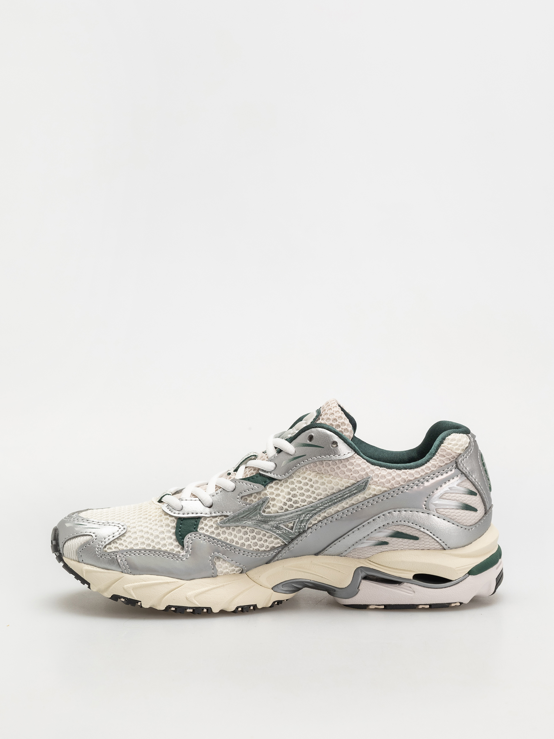 Mizuno Wave Rider 10 Cipők (snow white/slate/bistro green)