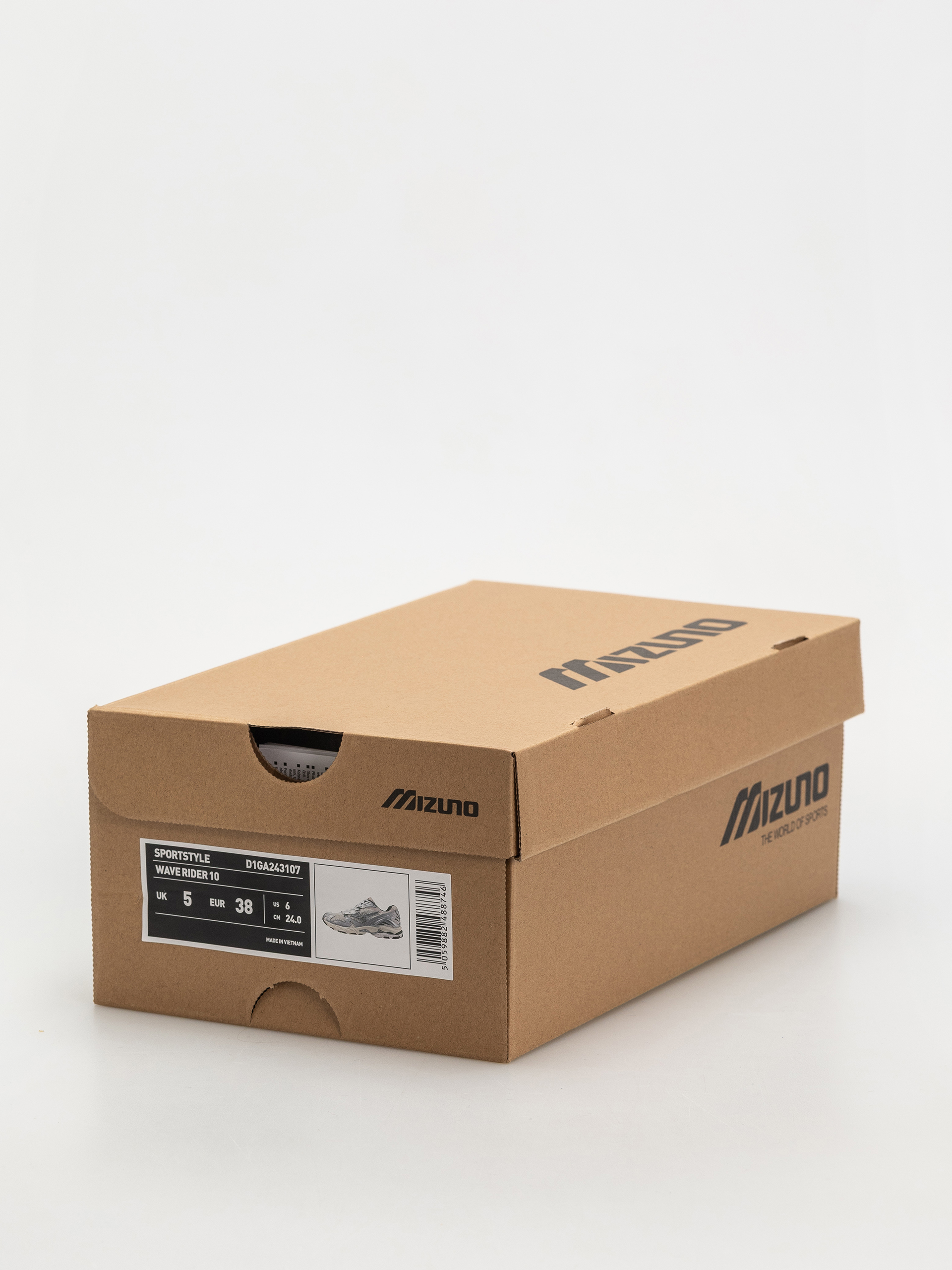 Mizuno Wave Rider 10 Cipők (snow white/slate/bistro green)