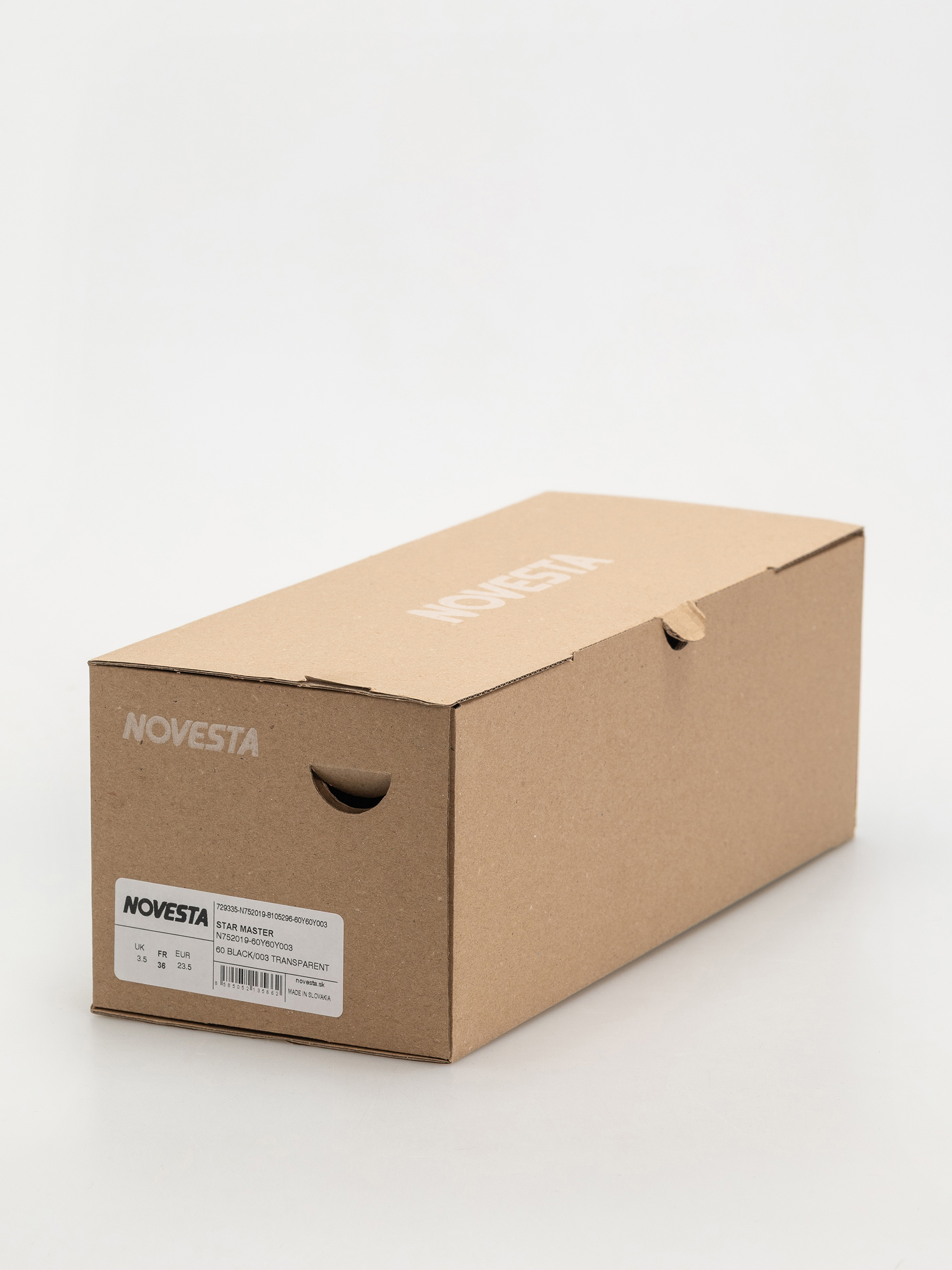 Novesta Star Master Tornacipők (60 black/003 transparent)