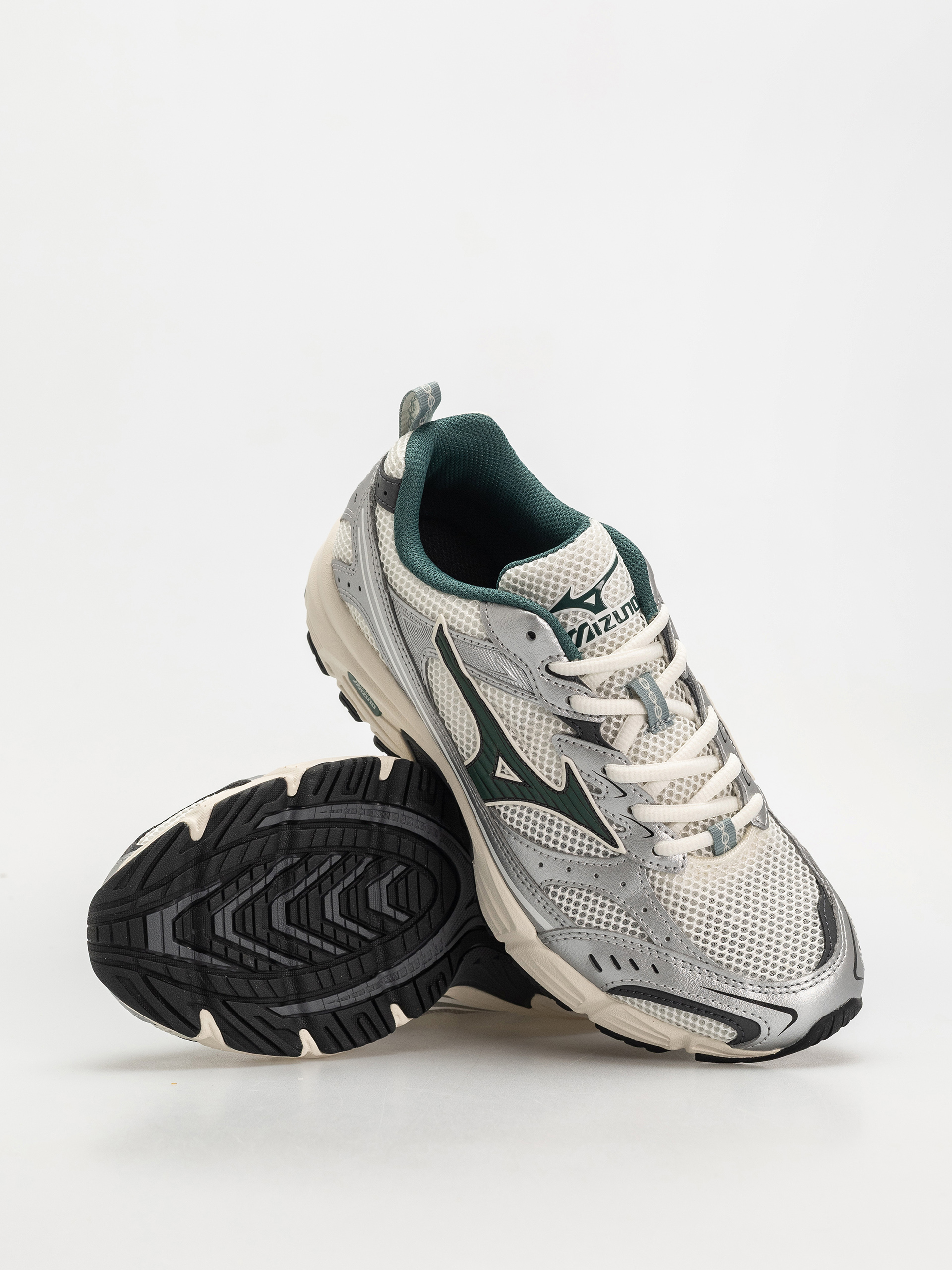 Mizuno MXR Cipők (snow white/bistro green/silver)
