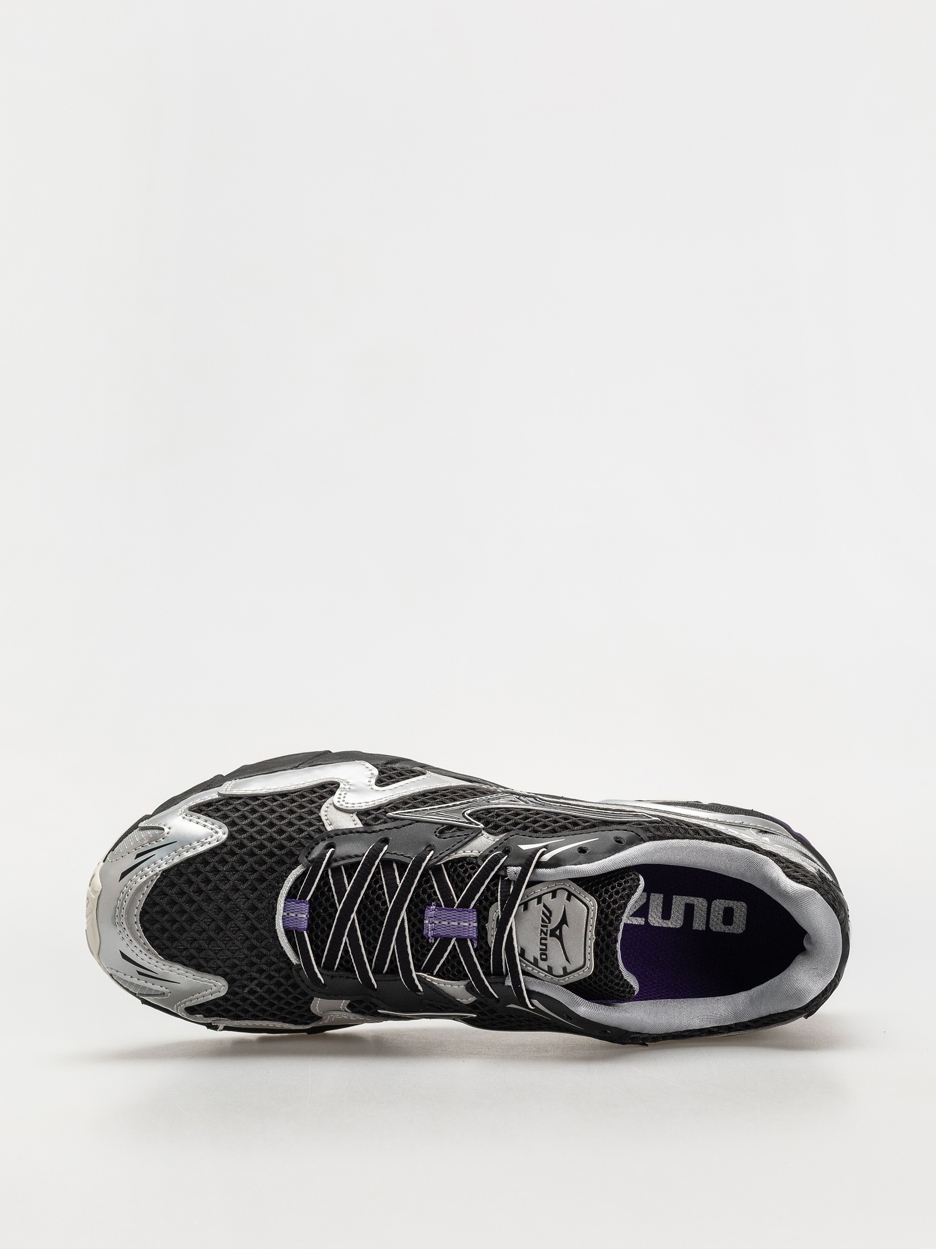 Mizuno Wave Rider 10 Cipők (black/black sand/purple haze)