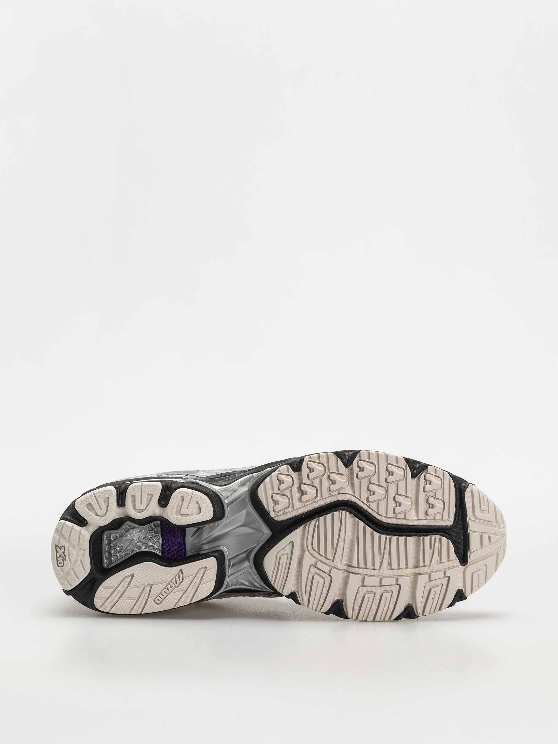 Mizuno Wave Rider 10 Cipők (black/black sand/purple haze)