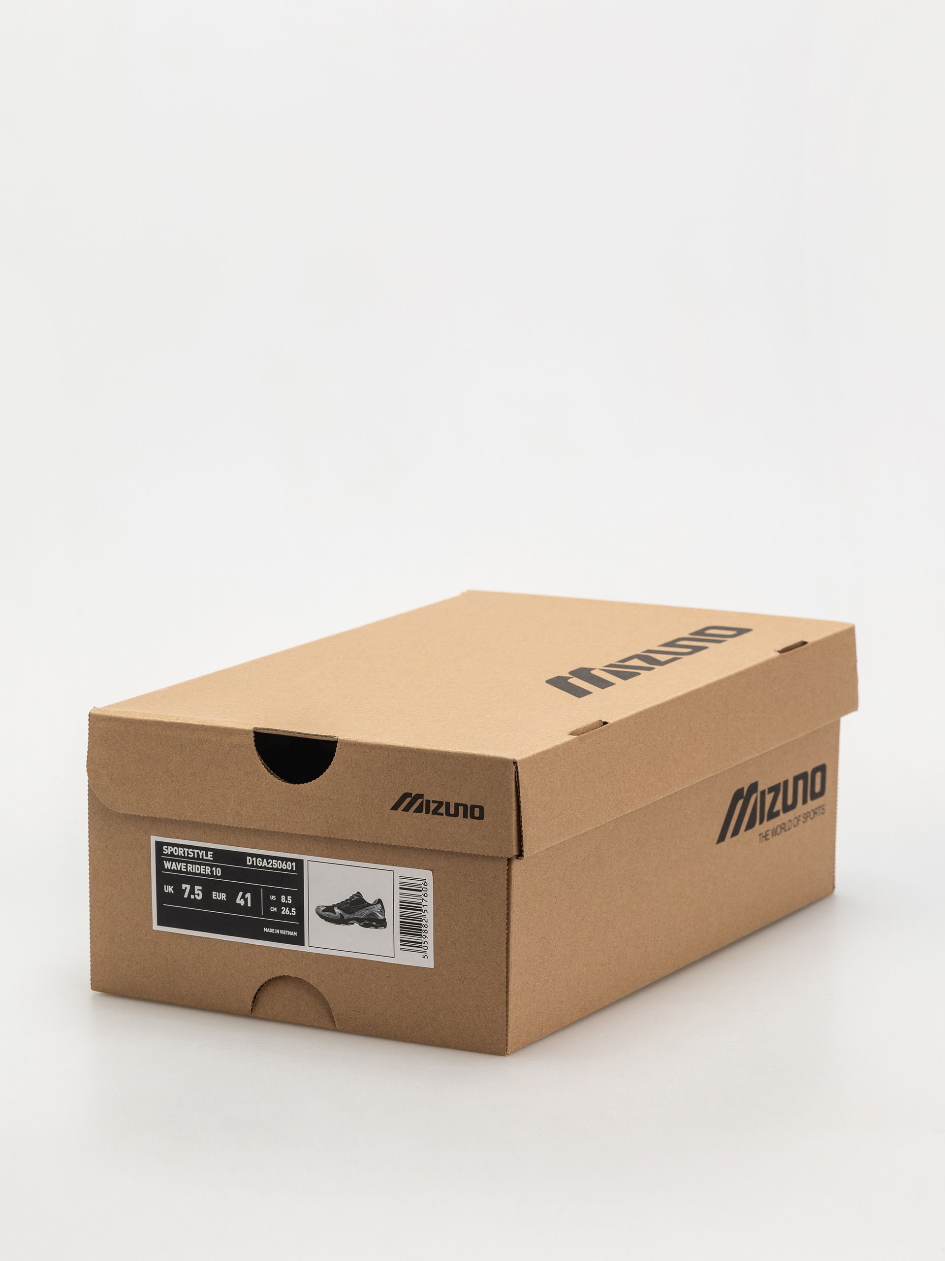 Mizuno Wave Rider 10 Cipők (black/black sand/purple haze)