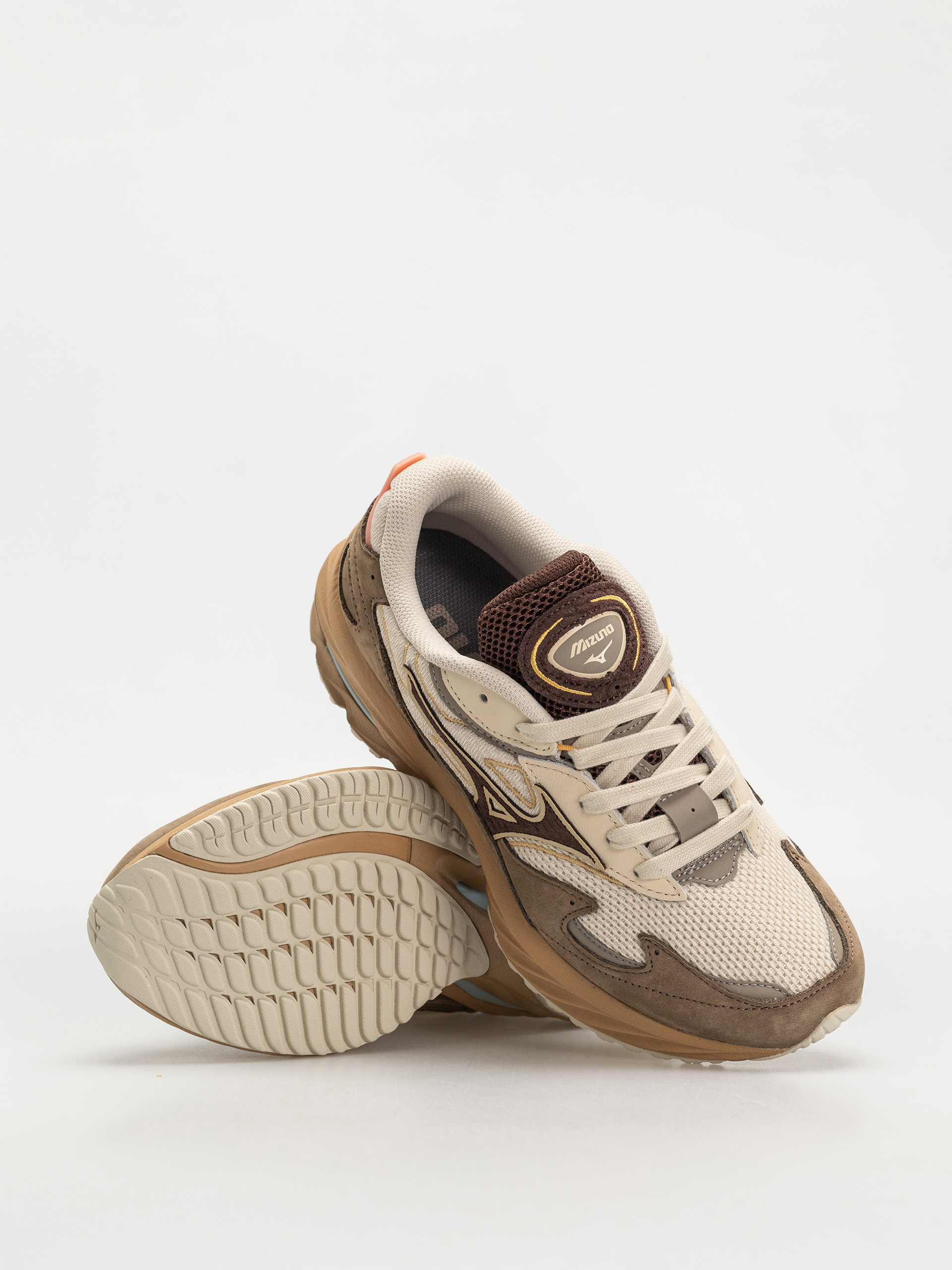 Mizuno Wave Rider Βeta Premium Cipők (vintage khaki/chicory coffee/lantana)