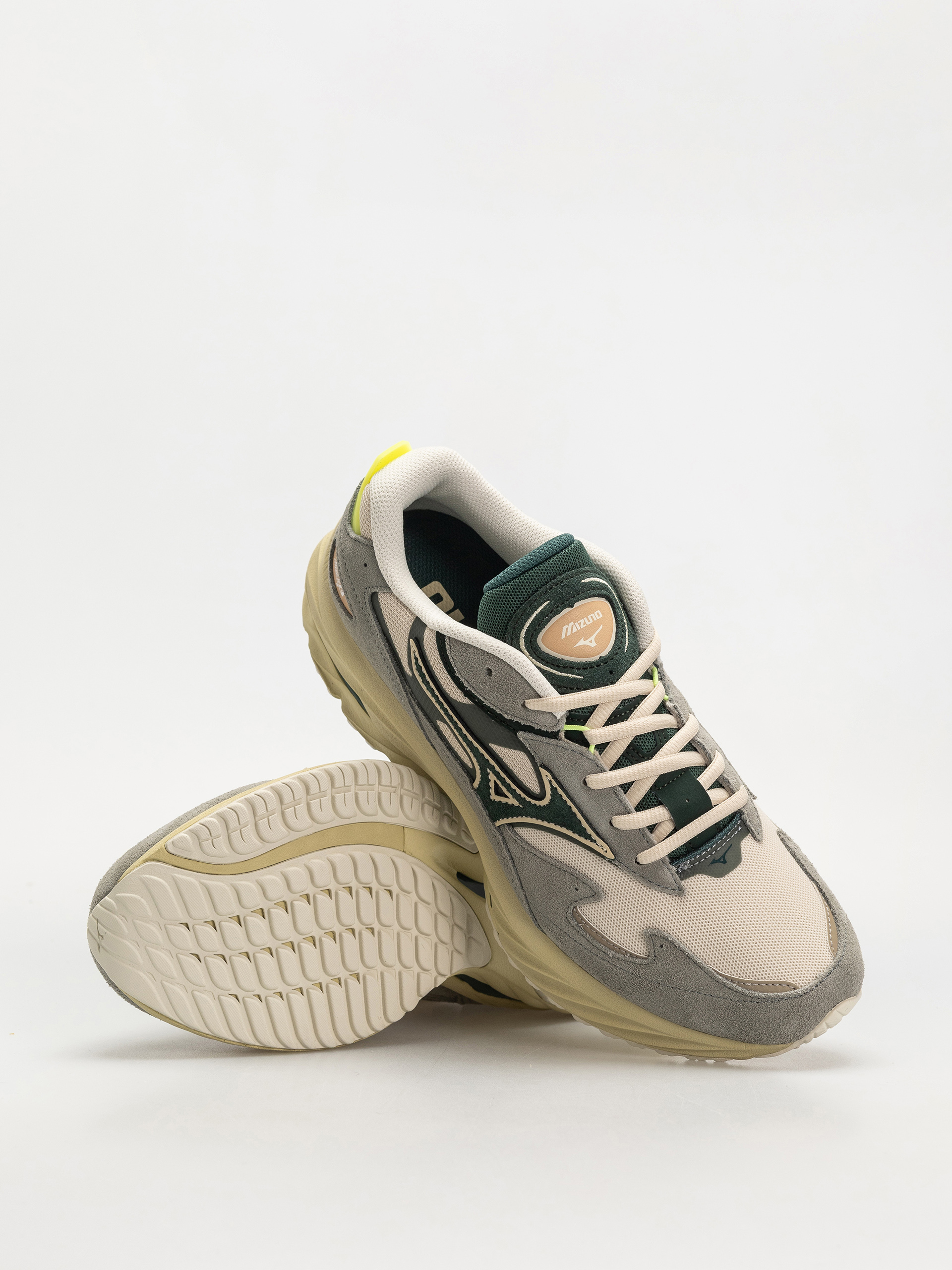 Mizuno Wave Rider Beta Cipők (shadow/pine grove/summer sand)