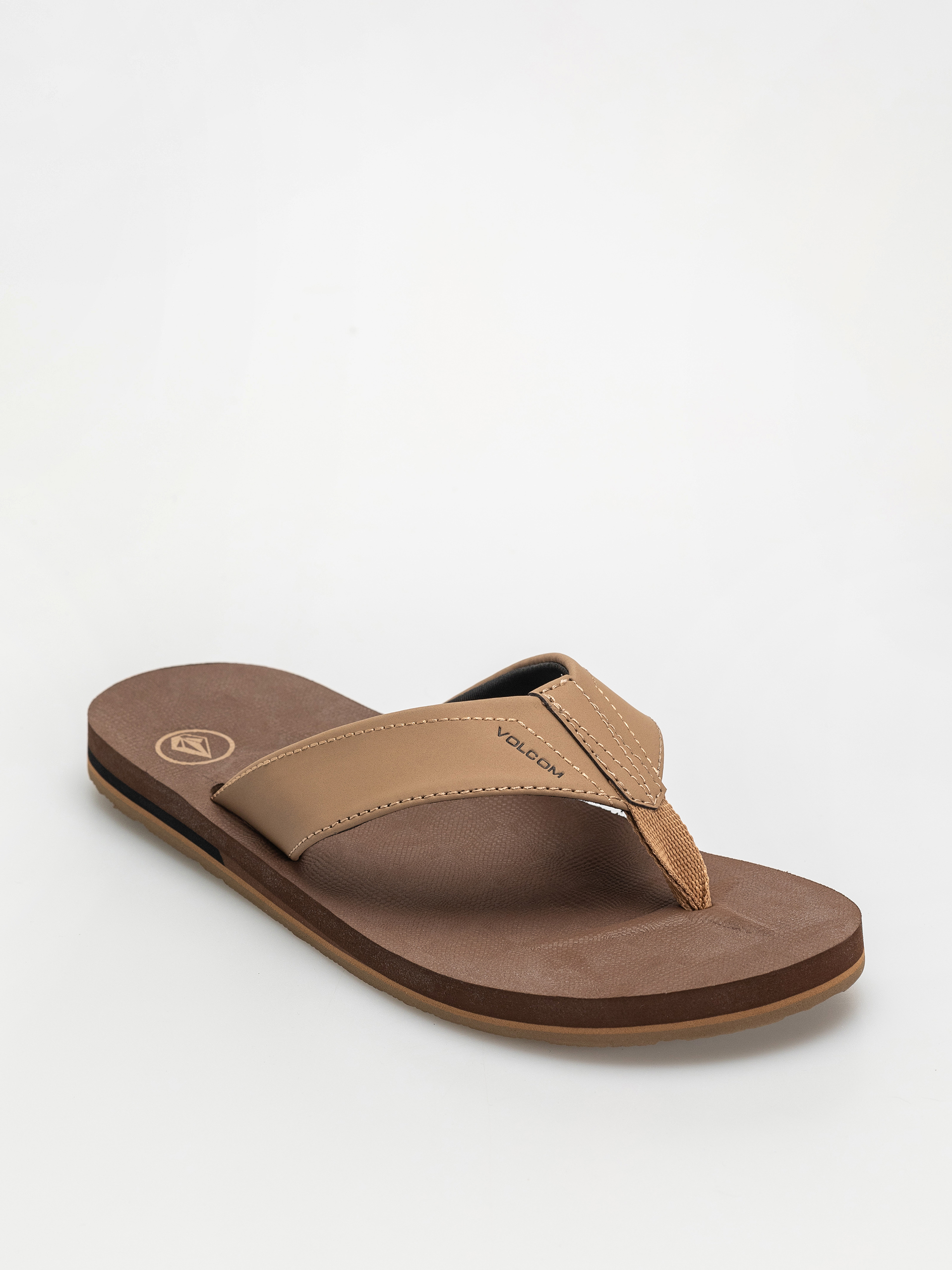Volcom Victor Flip-flop papucsok (brown khaki)