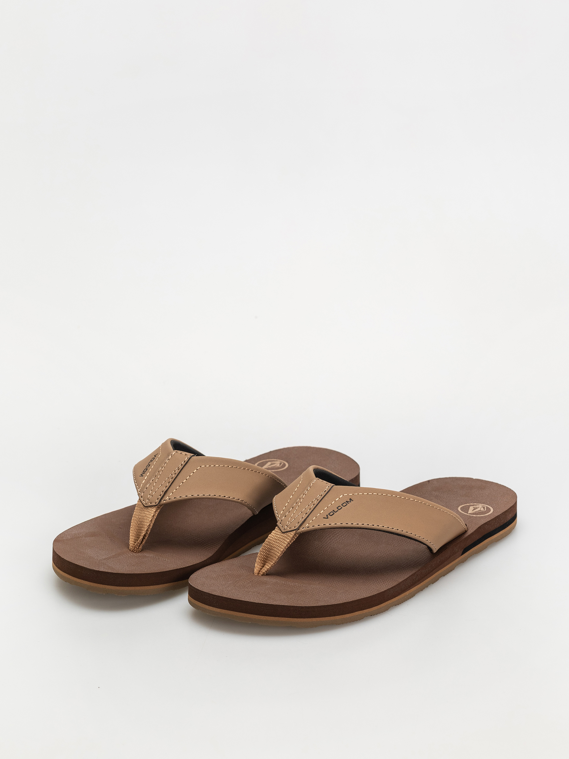 Volcom Victor Flip-flop papucsok (brown khaki)