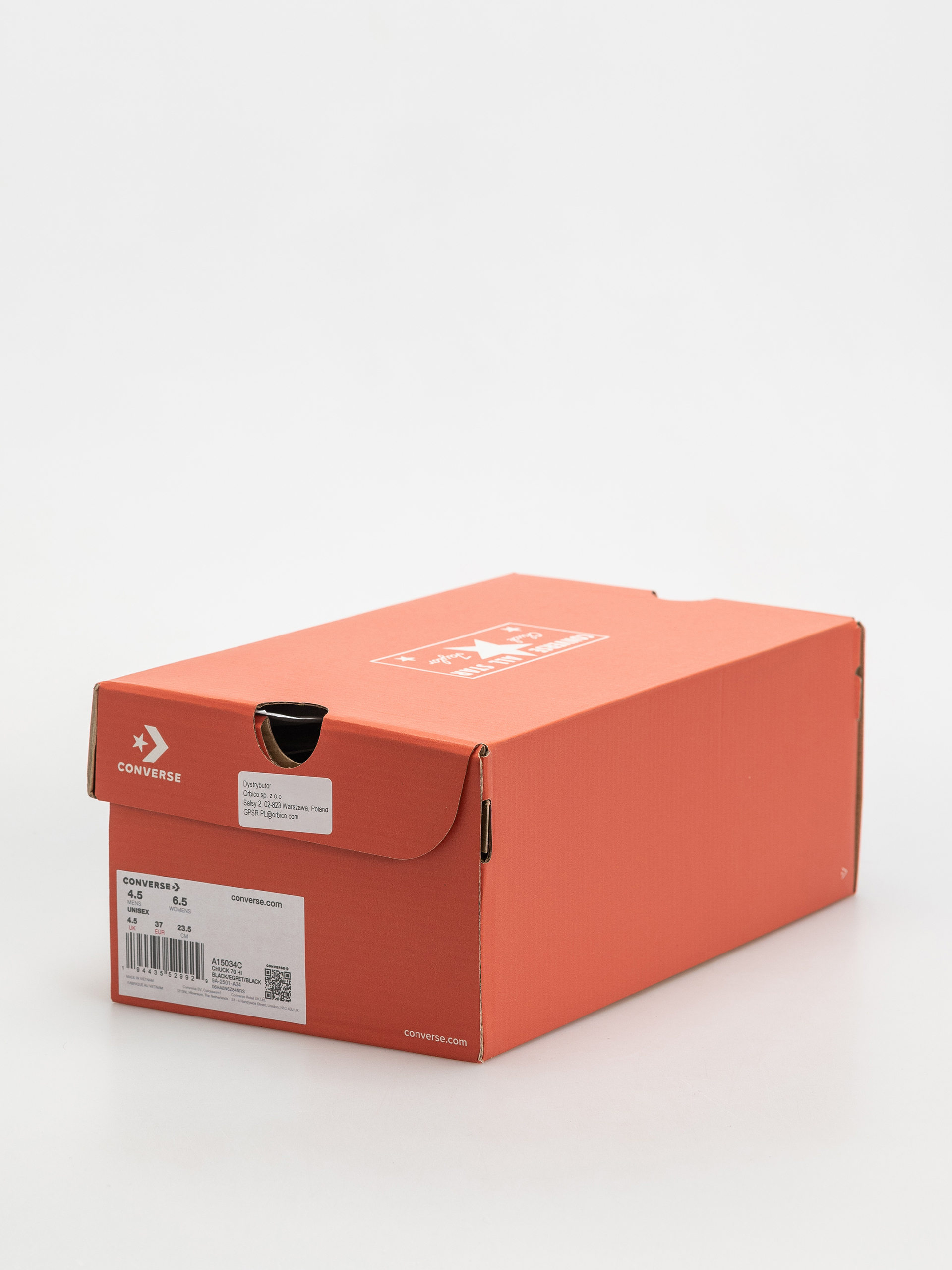 Tornacipők Converse Chuck 70 Hi (black/egret/black)