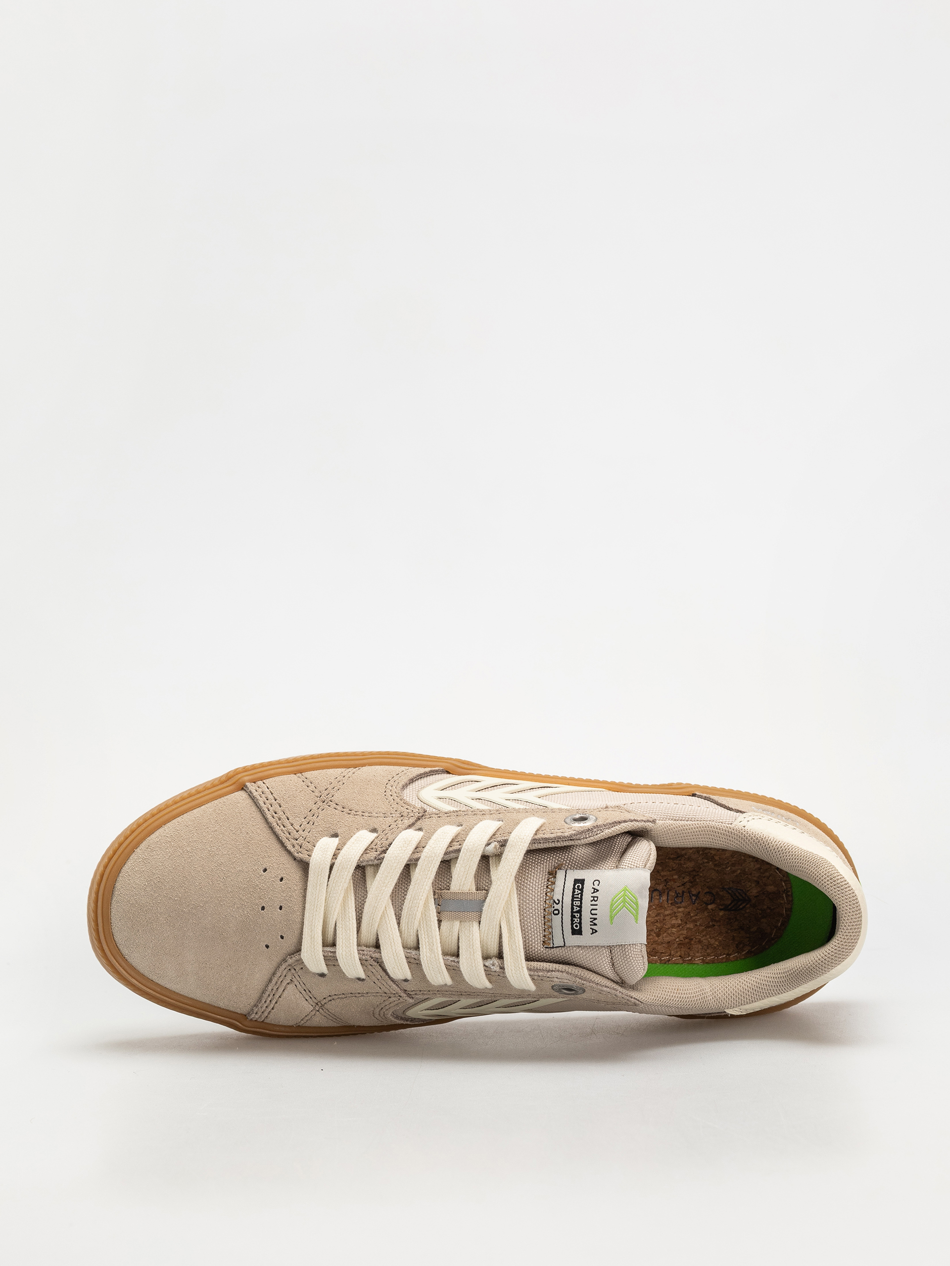 Cariuma Catiba Pro 2.0 Cipők (plaza taupe suede and cordura ivory logo)