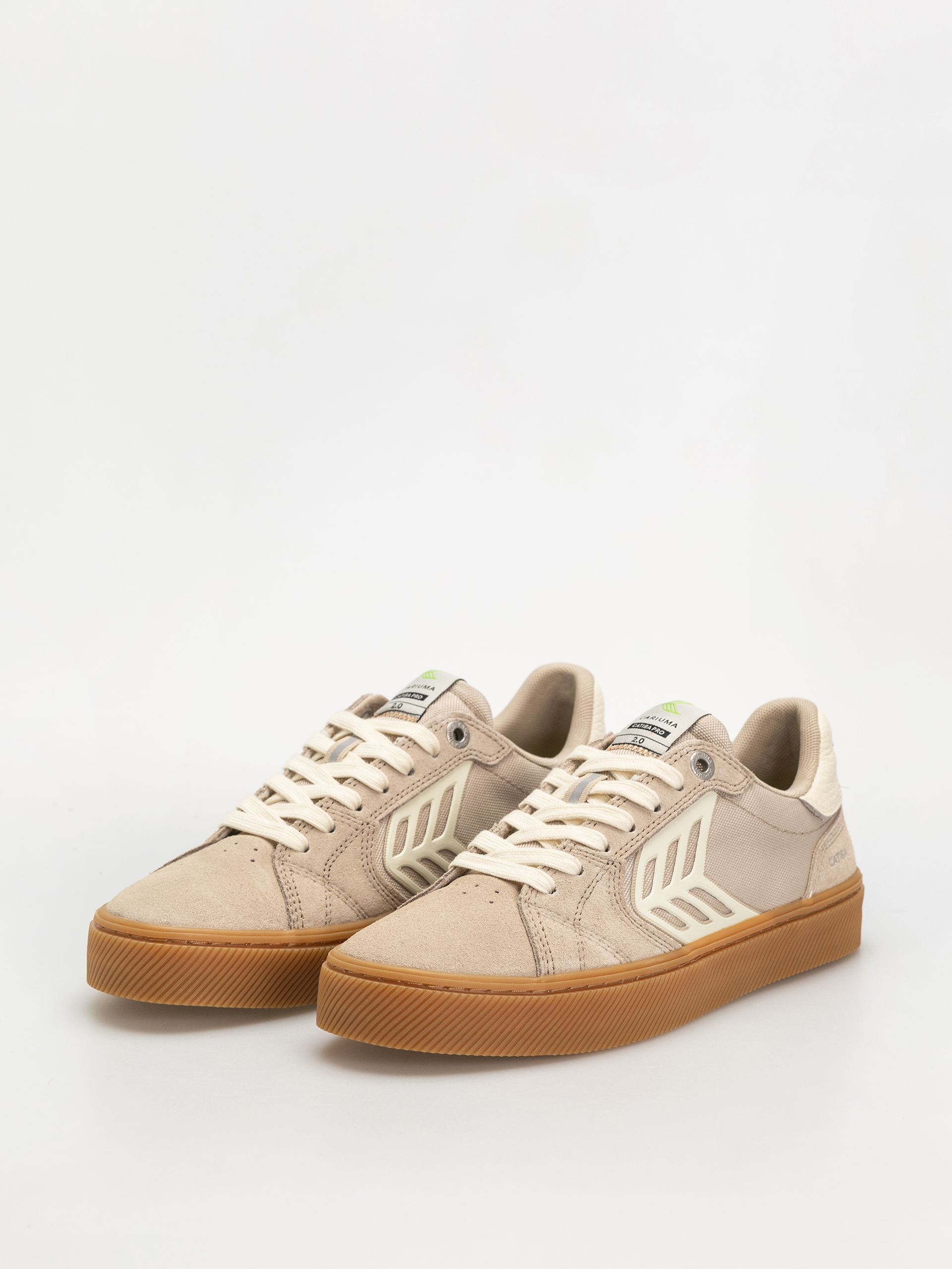 Cariuma Catiba Pro 2.0 Cipők (plaza taupe suede and cordura ivory logo)