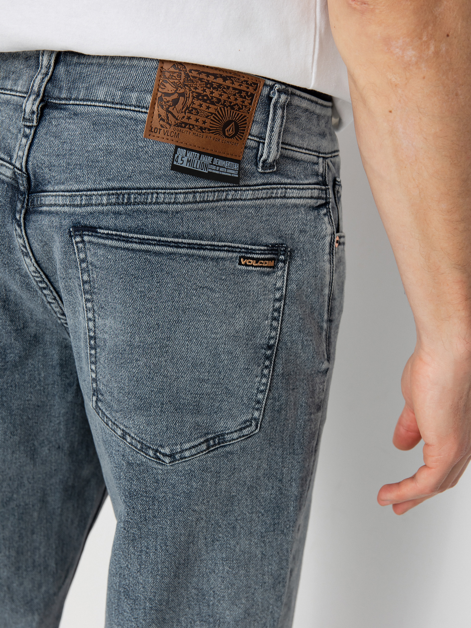 Kisnadrág Volcom Modown Tapered (ash blue)