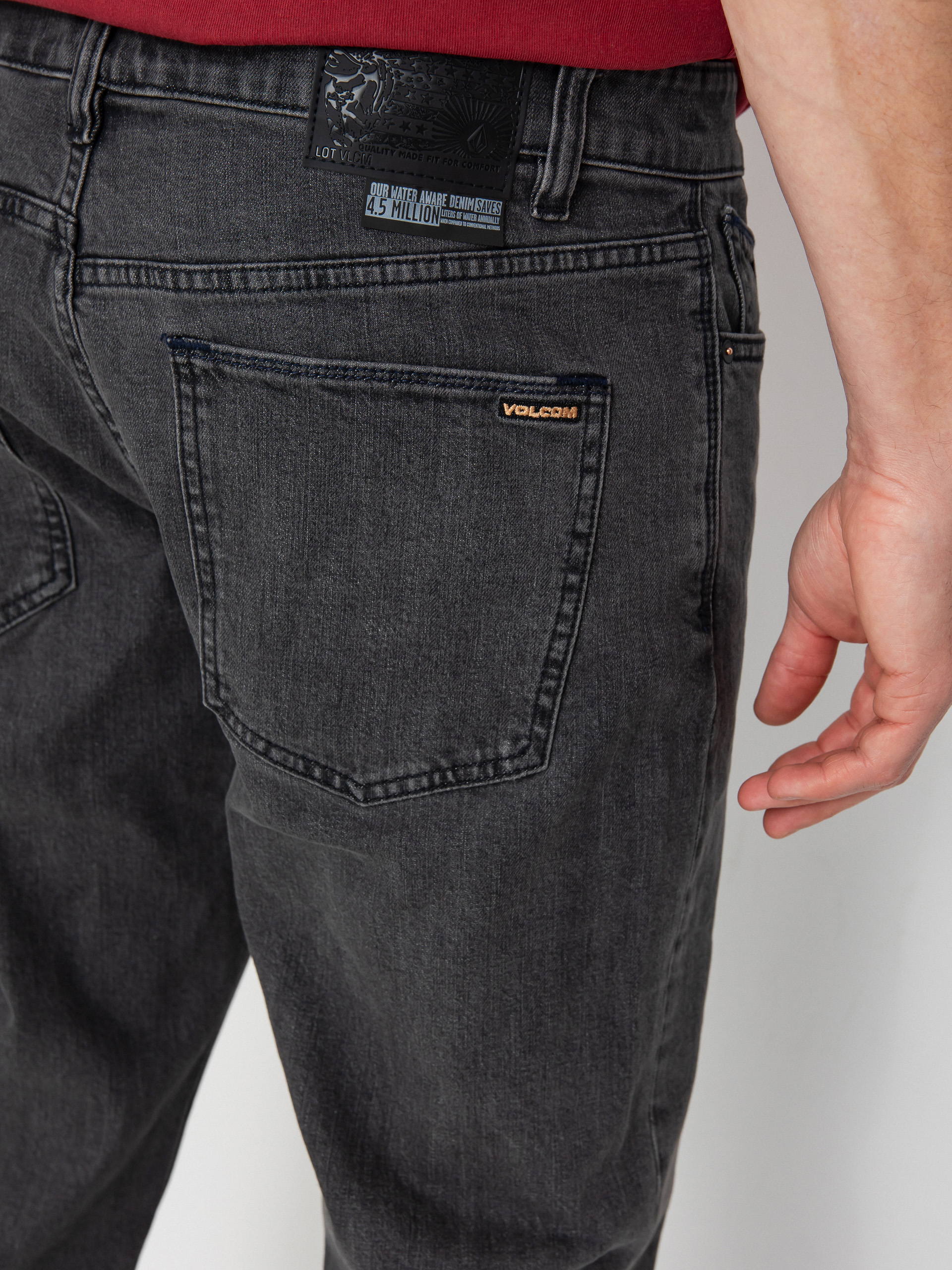 Kisnadrág Volcom Kinkade (neutral grey)