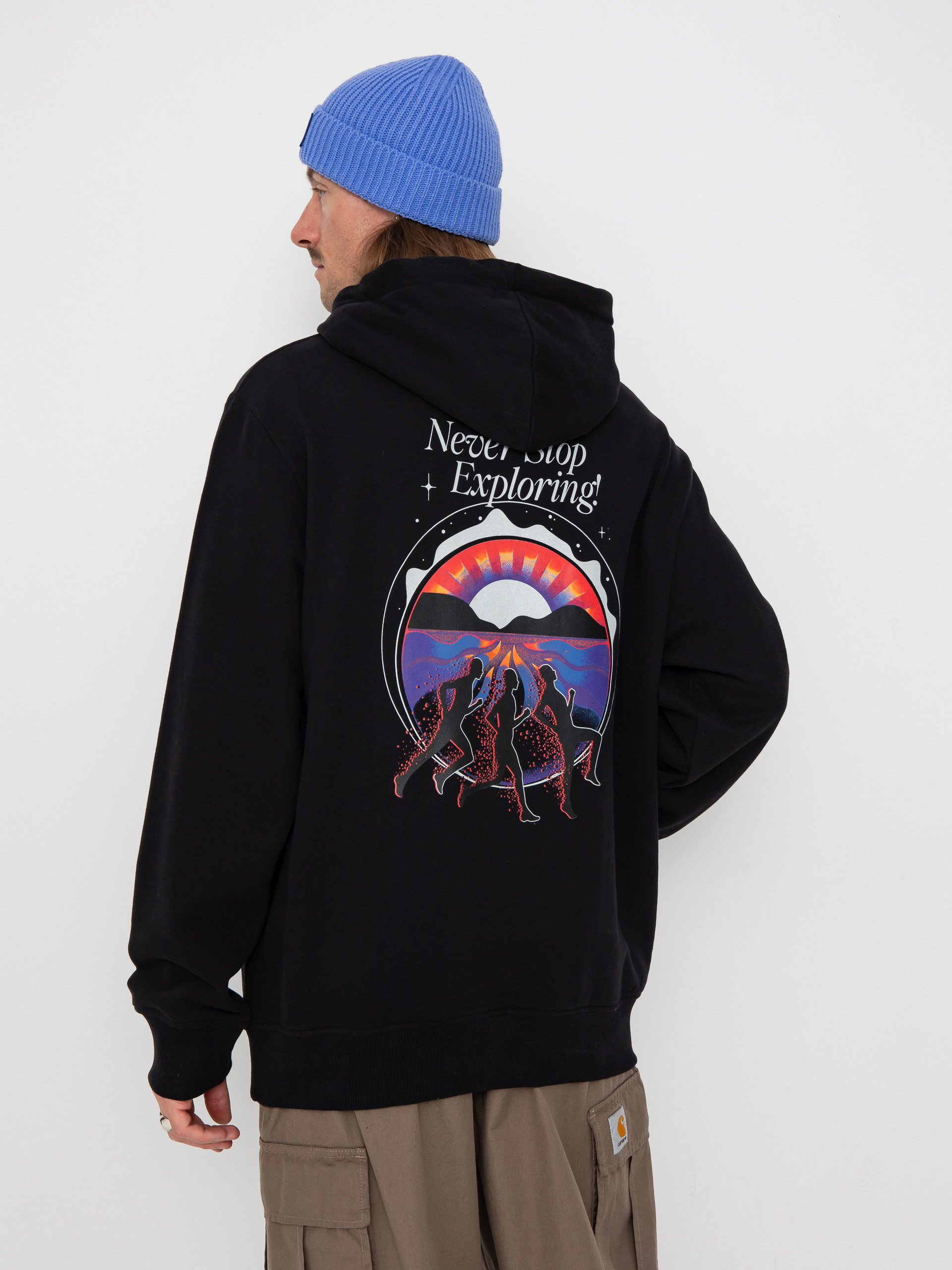 Kapucnis pulóver The North Face Never Stop Relaxed HD (tnf black)