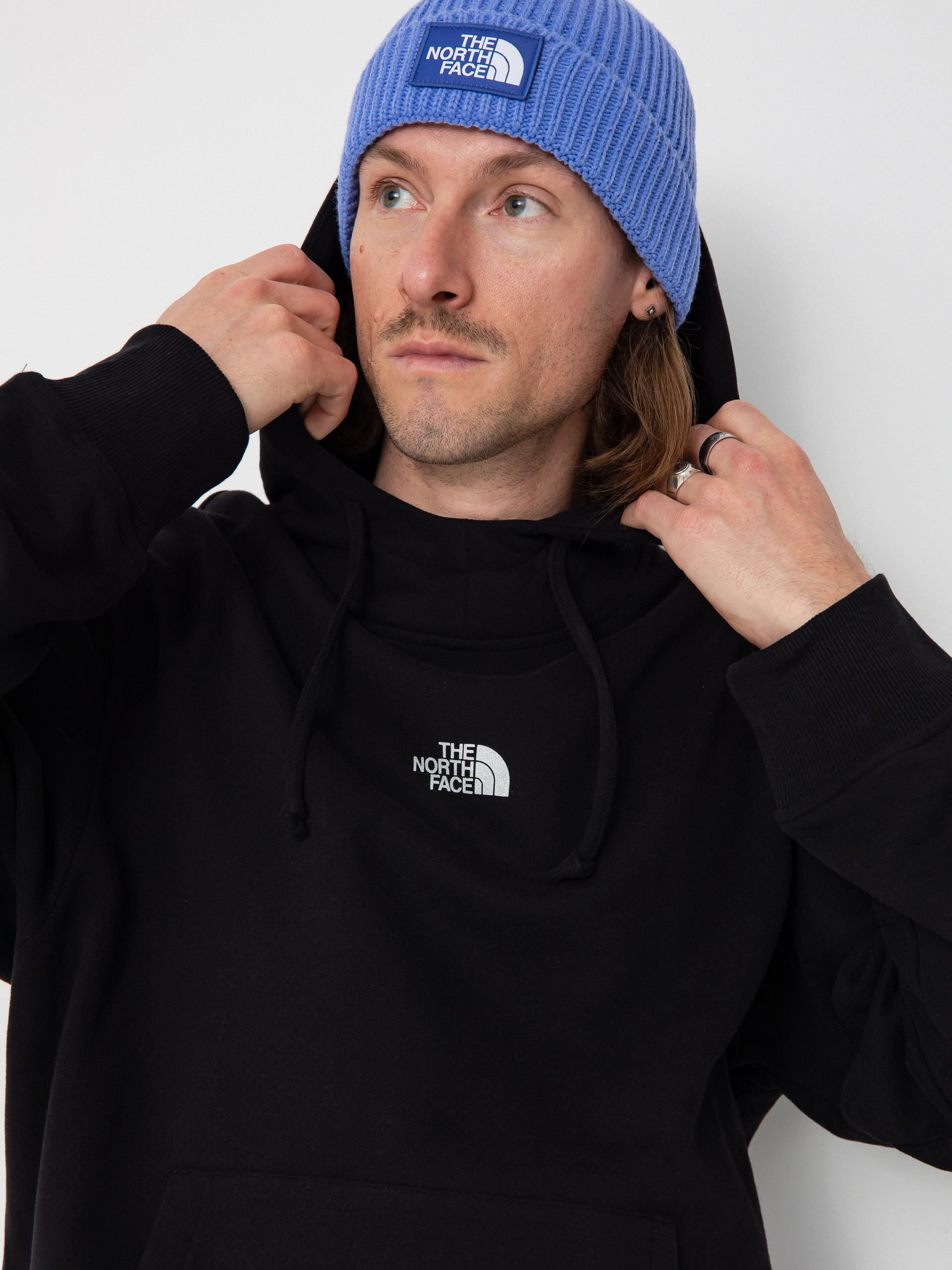 Kapucnis pulóver The North Face Never Stop Relaxed HD (tnf black)