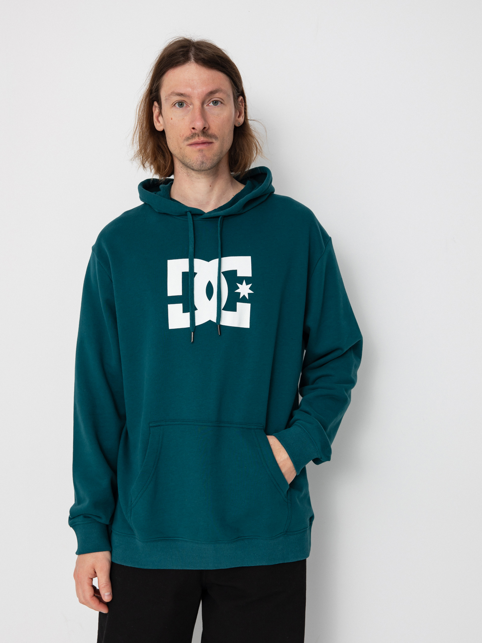 DC Star HD Kapucnis pulóver (deep teal)