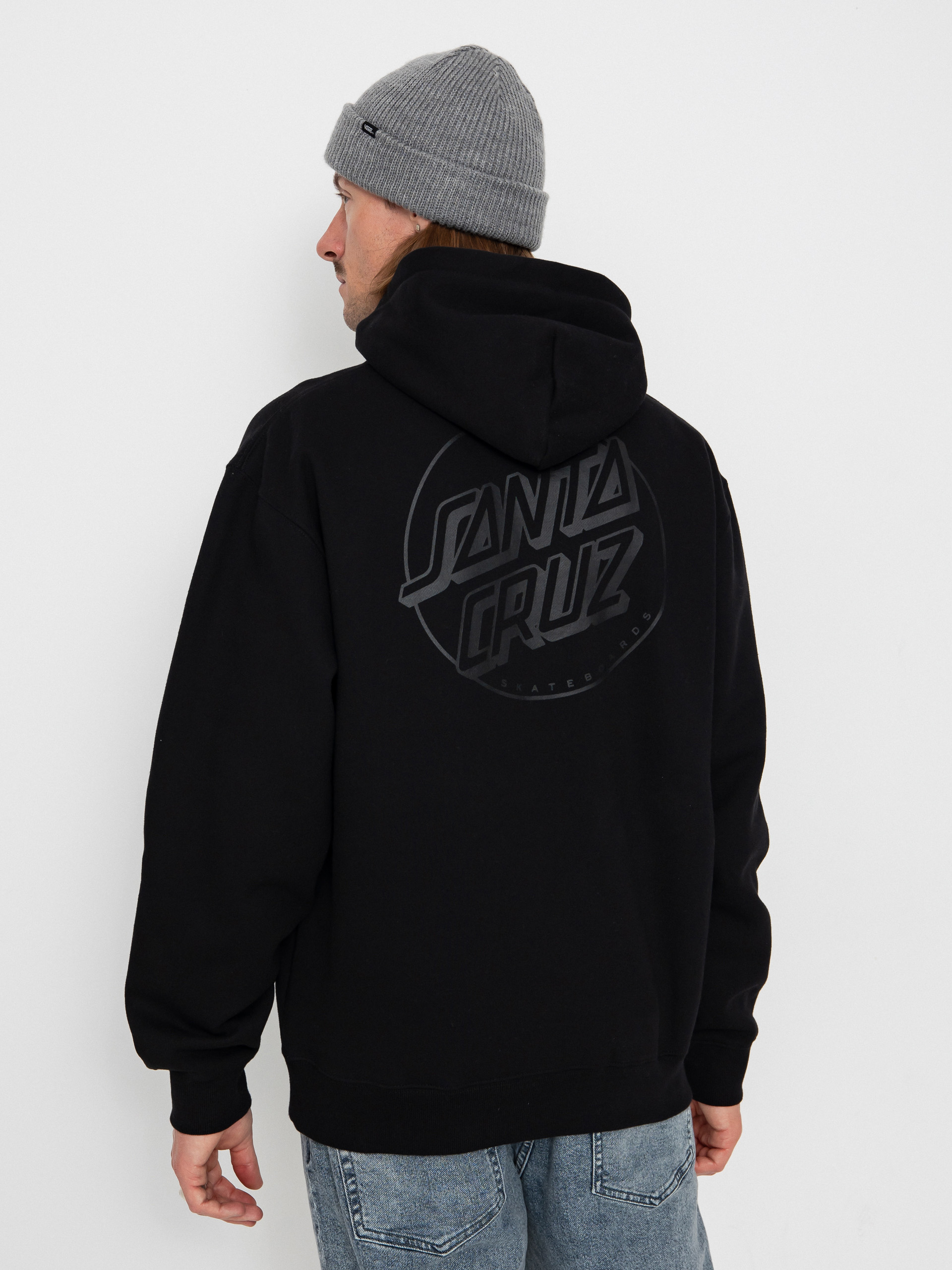 Santa Cruz Tonal Opus Dot Stripe HD Kapucnis pulóver (black)