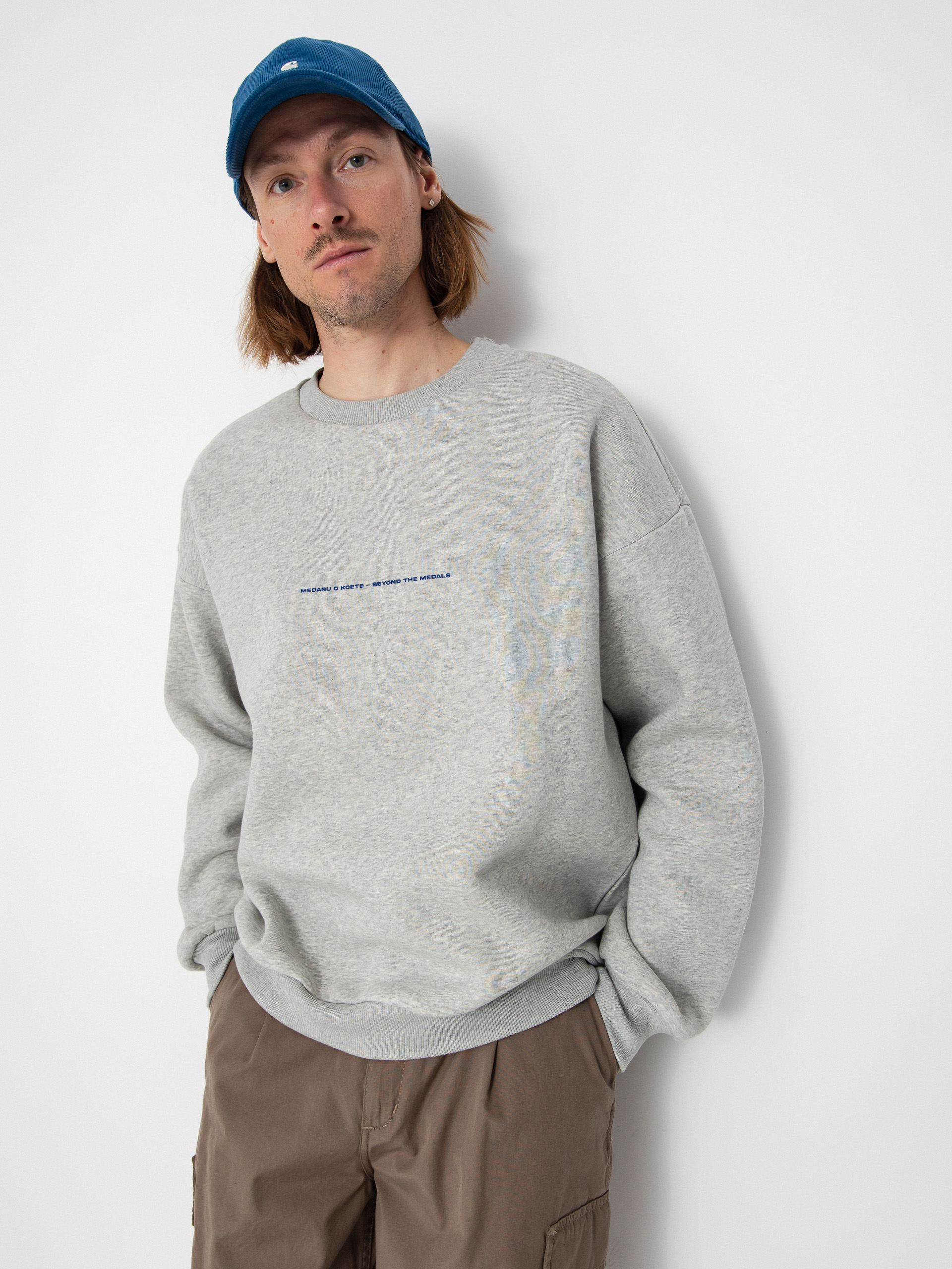 Beyond Medals Hokkaido Crewneck Pulóver (grey melange)