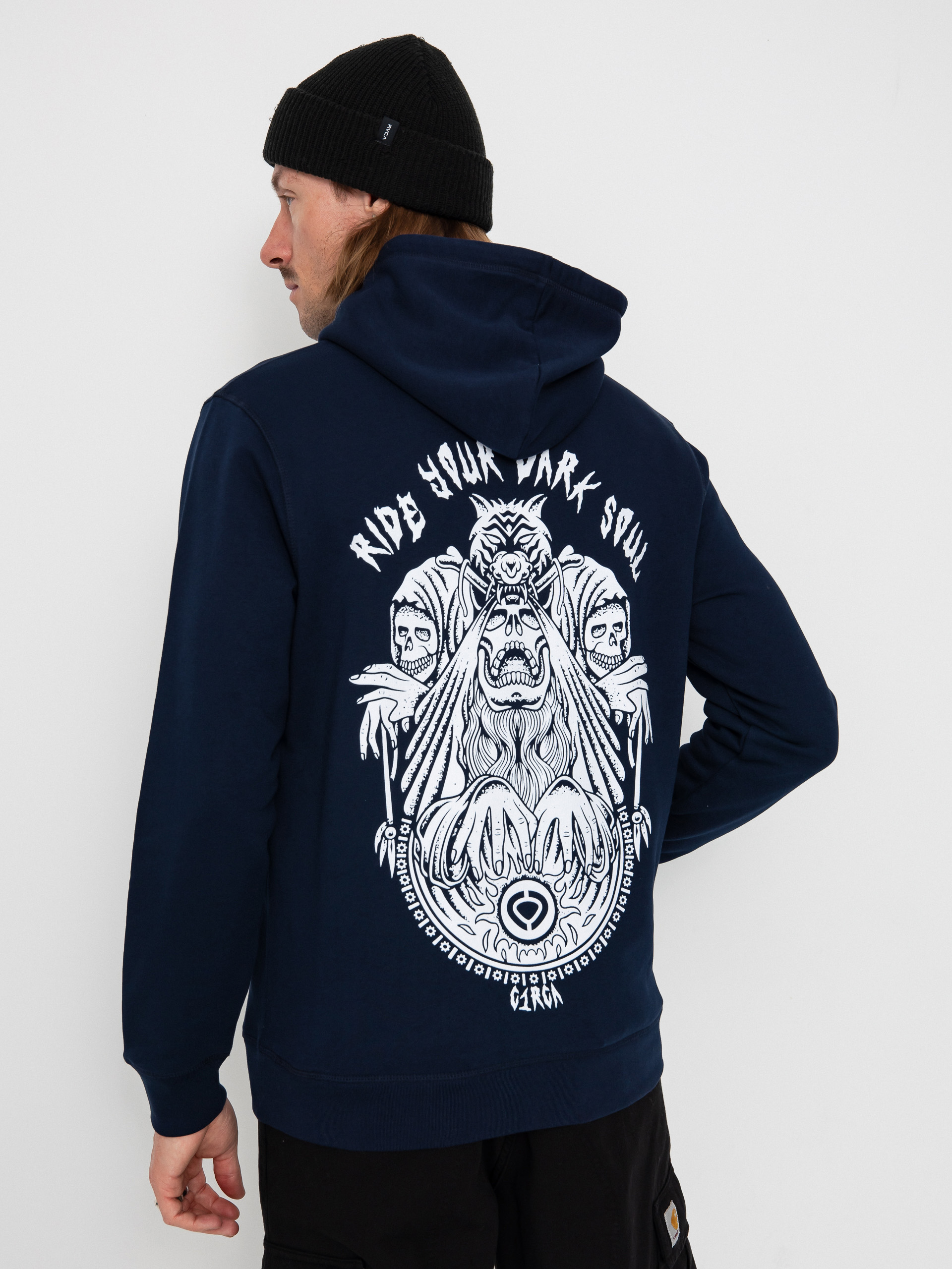 Circa Shaman HD Kapucnis pulóver (navy)