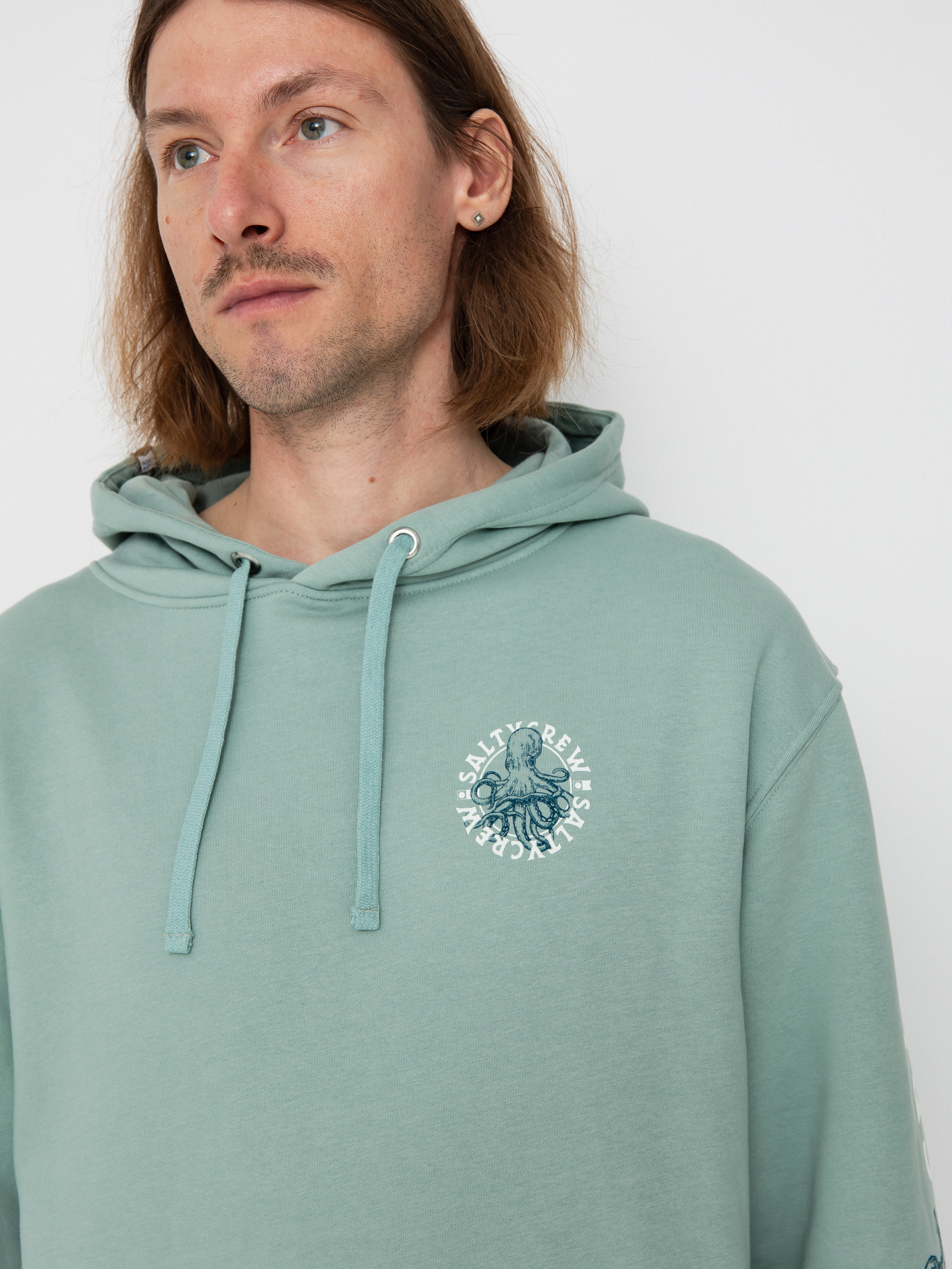 Salty Crew Tentacles HD Kapucnis pulóver (mackerel)