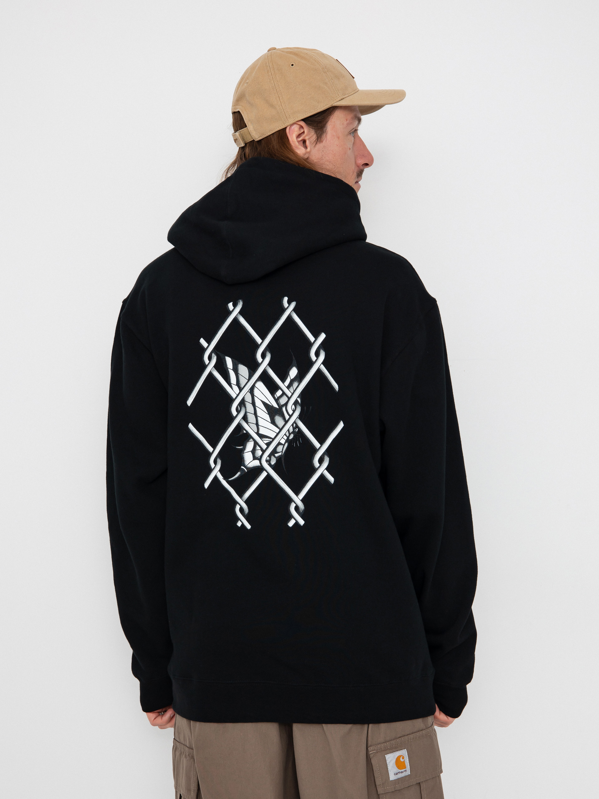 Kapucnis pulóver Real Outsider HD (black)