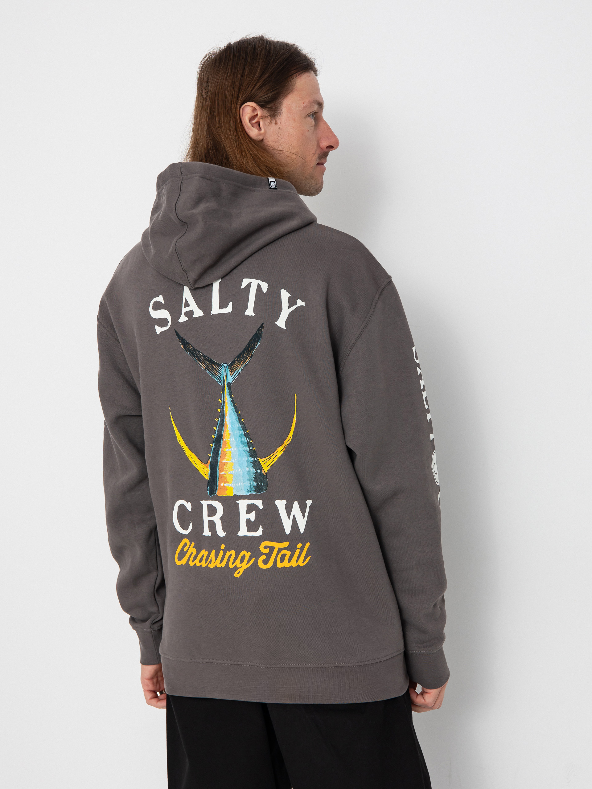 Salty Crew Tailed HD Kapucnis pulóver (charcoal)