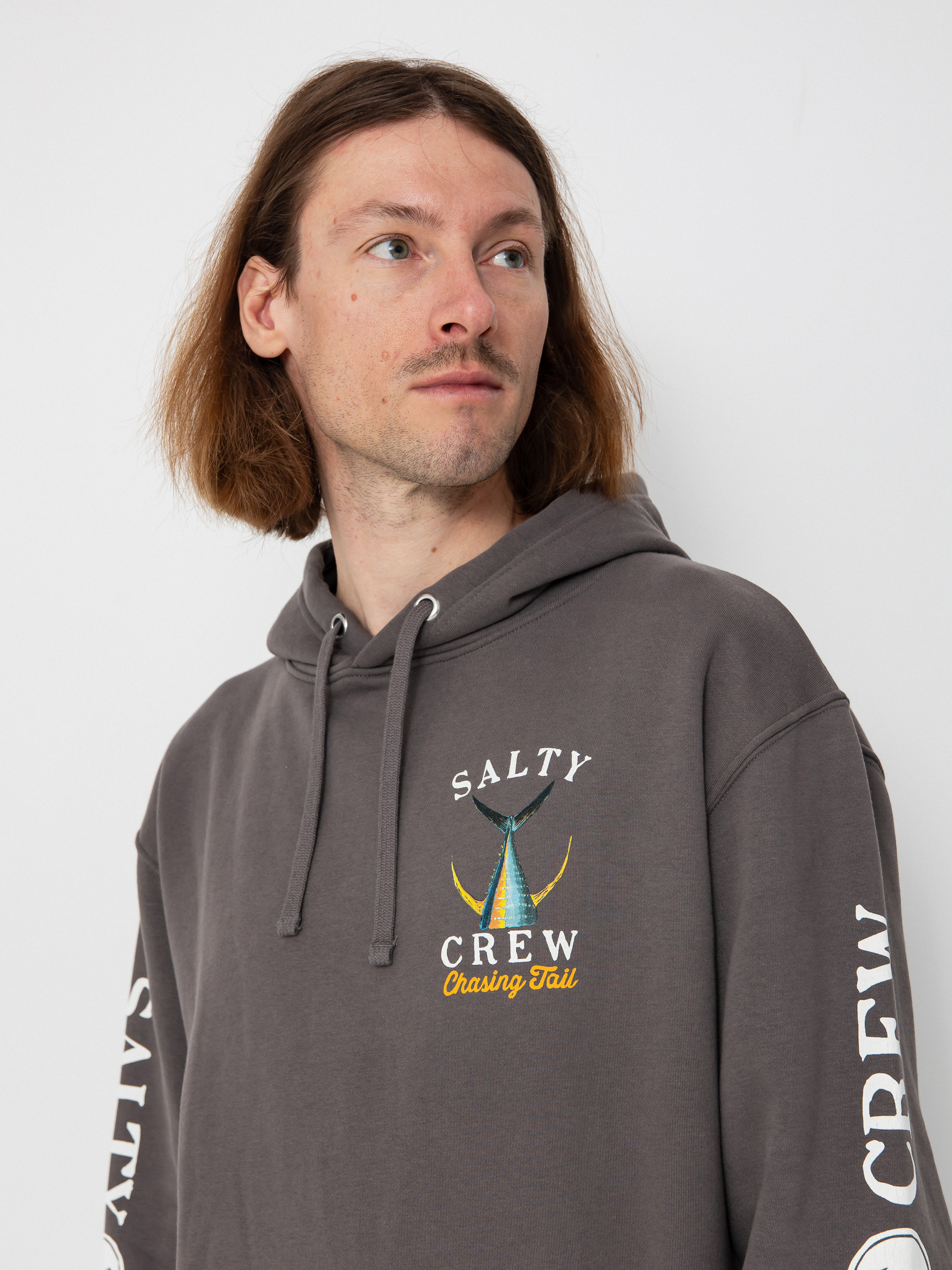 Salty Crew Tailed HD Kapucnis pulóver (charcoal)