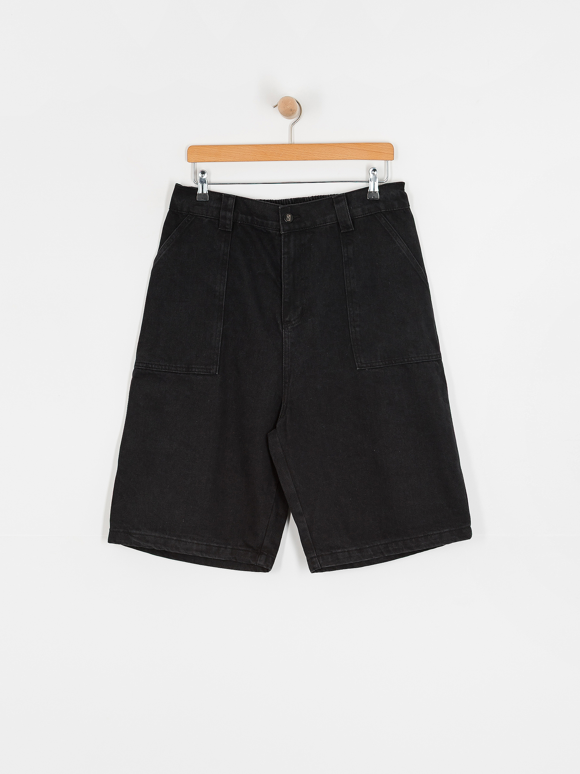 Rövidnadrág Poetic Collective Painter (black denim)