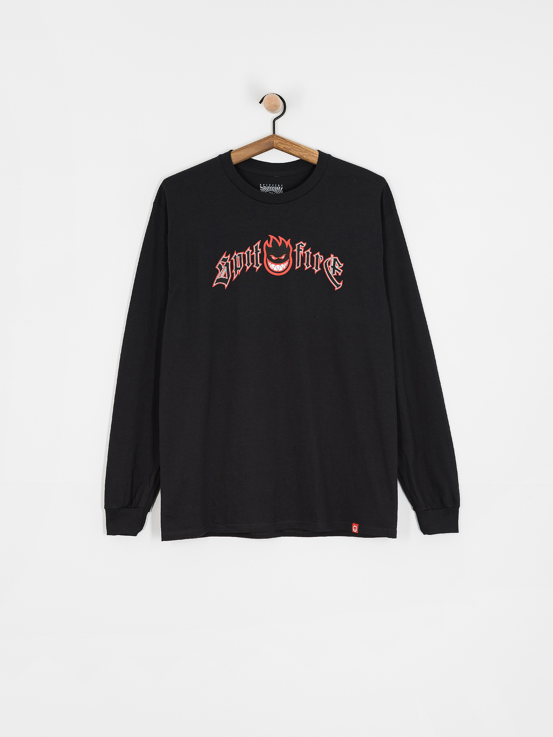 Spitfire Immortal Fire Hosszú ujjú felső (black/red black & white print)