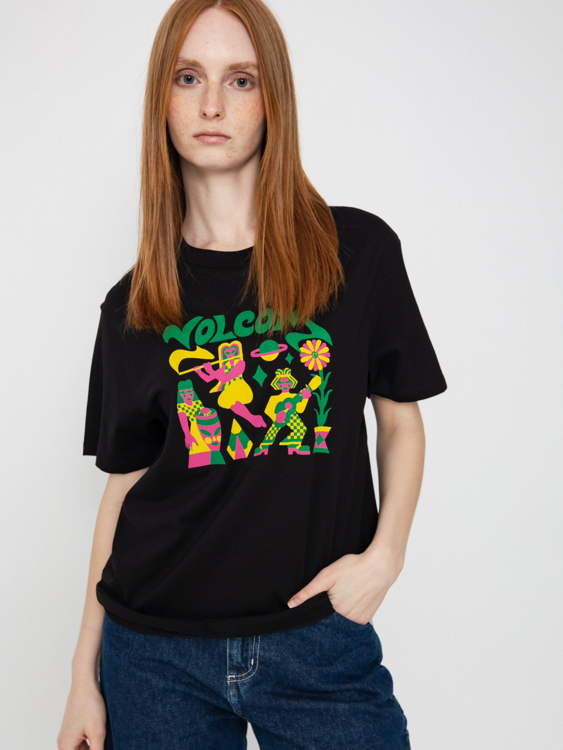 Volcom Radical Daze Up Wmn Póló (black)