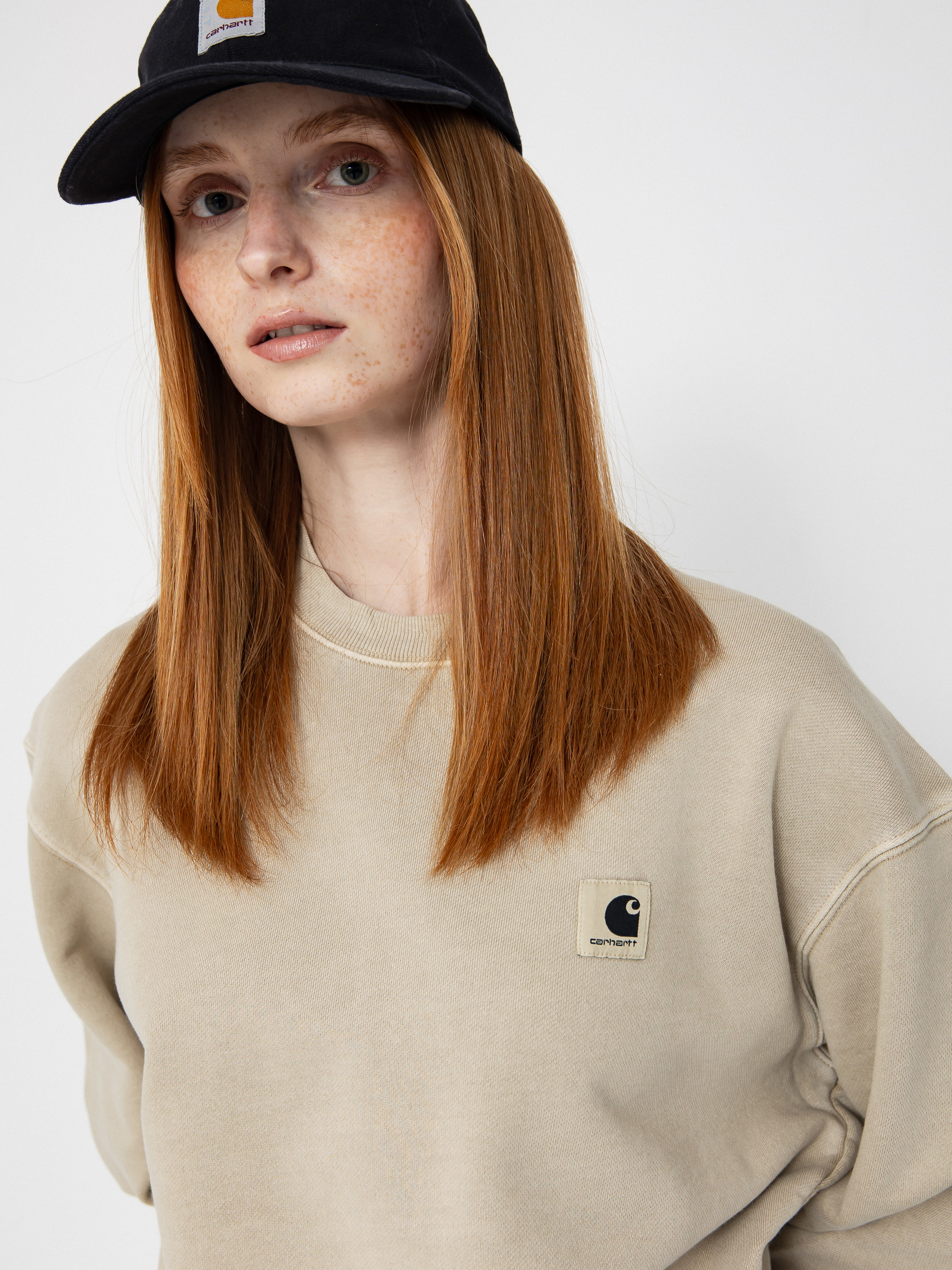 Carhartt WIP Nelson Wmn Pulóver (fleur de sel)