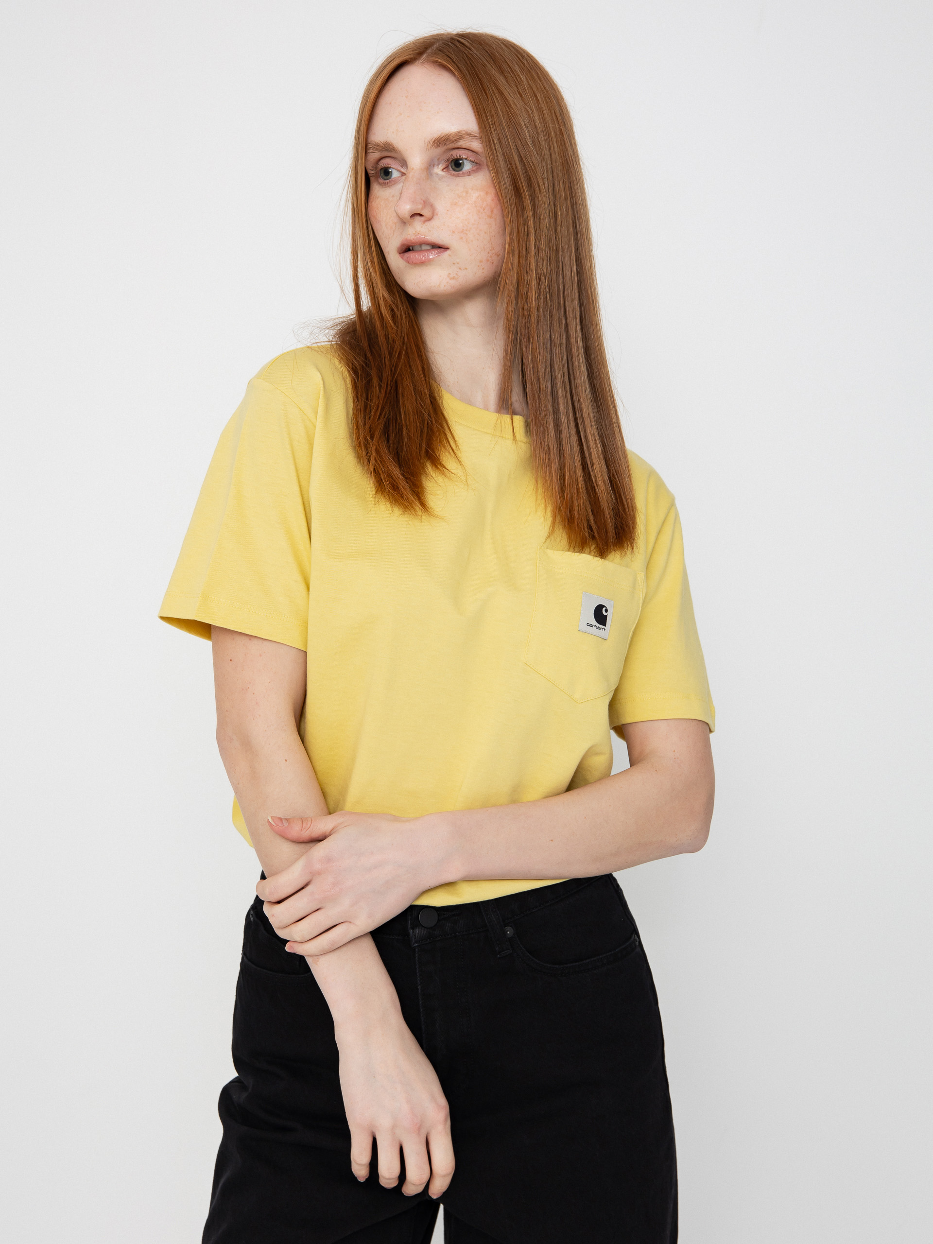 Carhartt WIP Pocket Wmn Póló (air yellow)