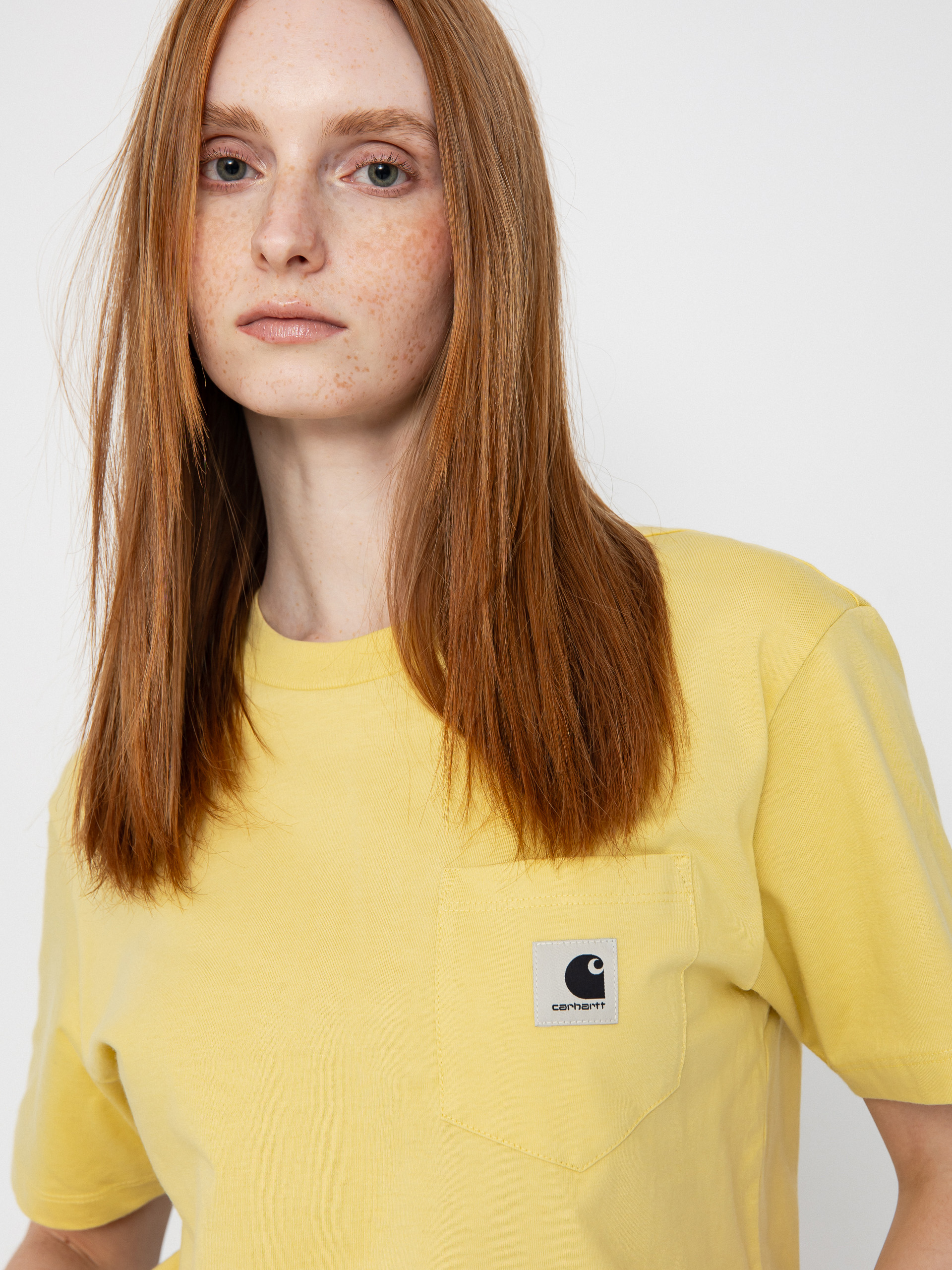 Carhartt WIP Pocket Wmn Póló (air yellow)