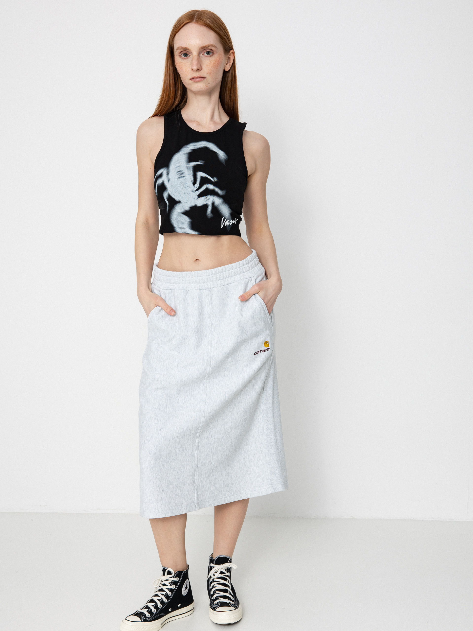 Carhartt WIP American Script Wmn Szoknya (ash heather)