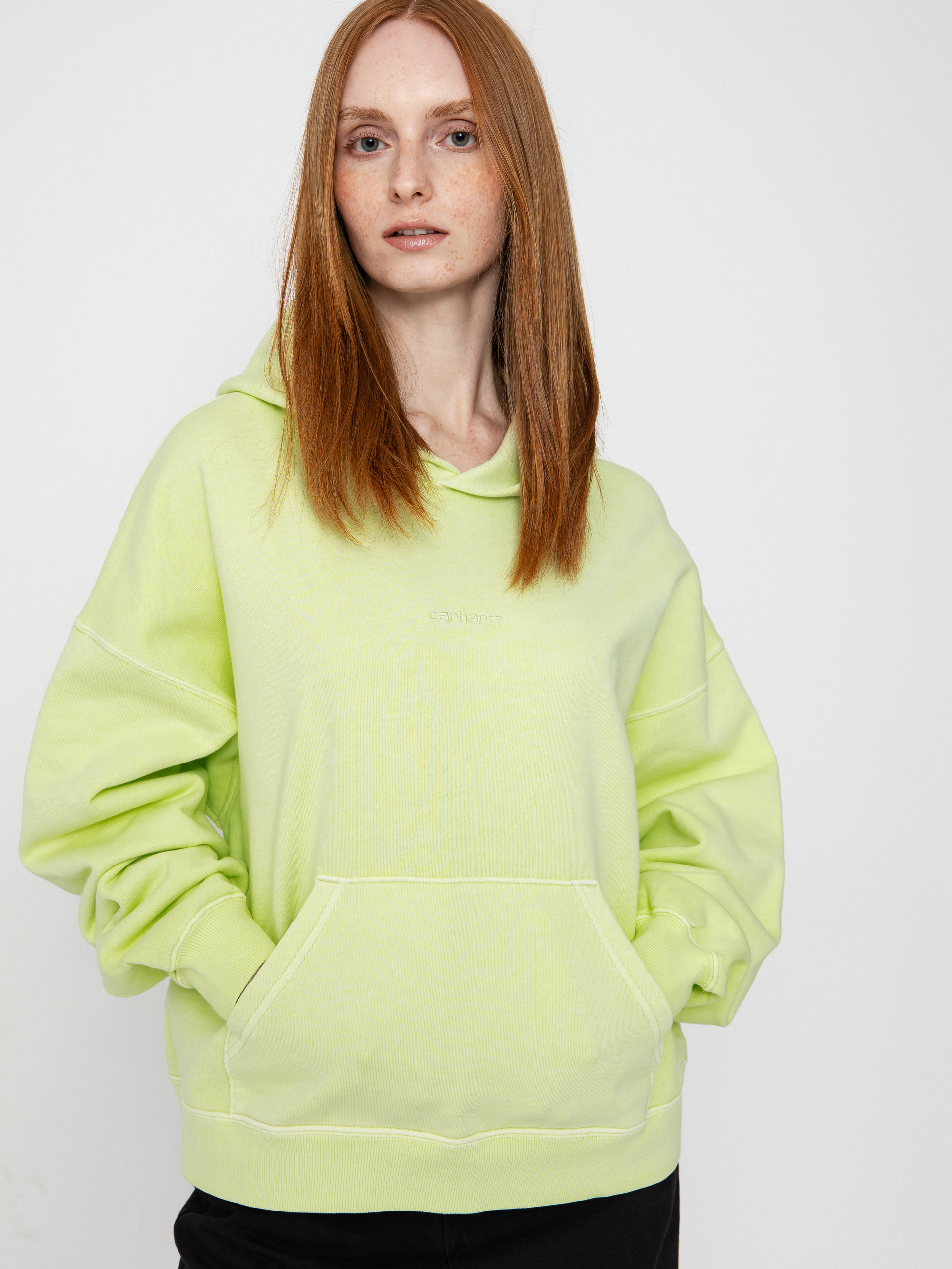 Carhartt WIP Benton HD Wmn Kapucnis pulu00f3ver (air green)