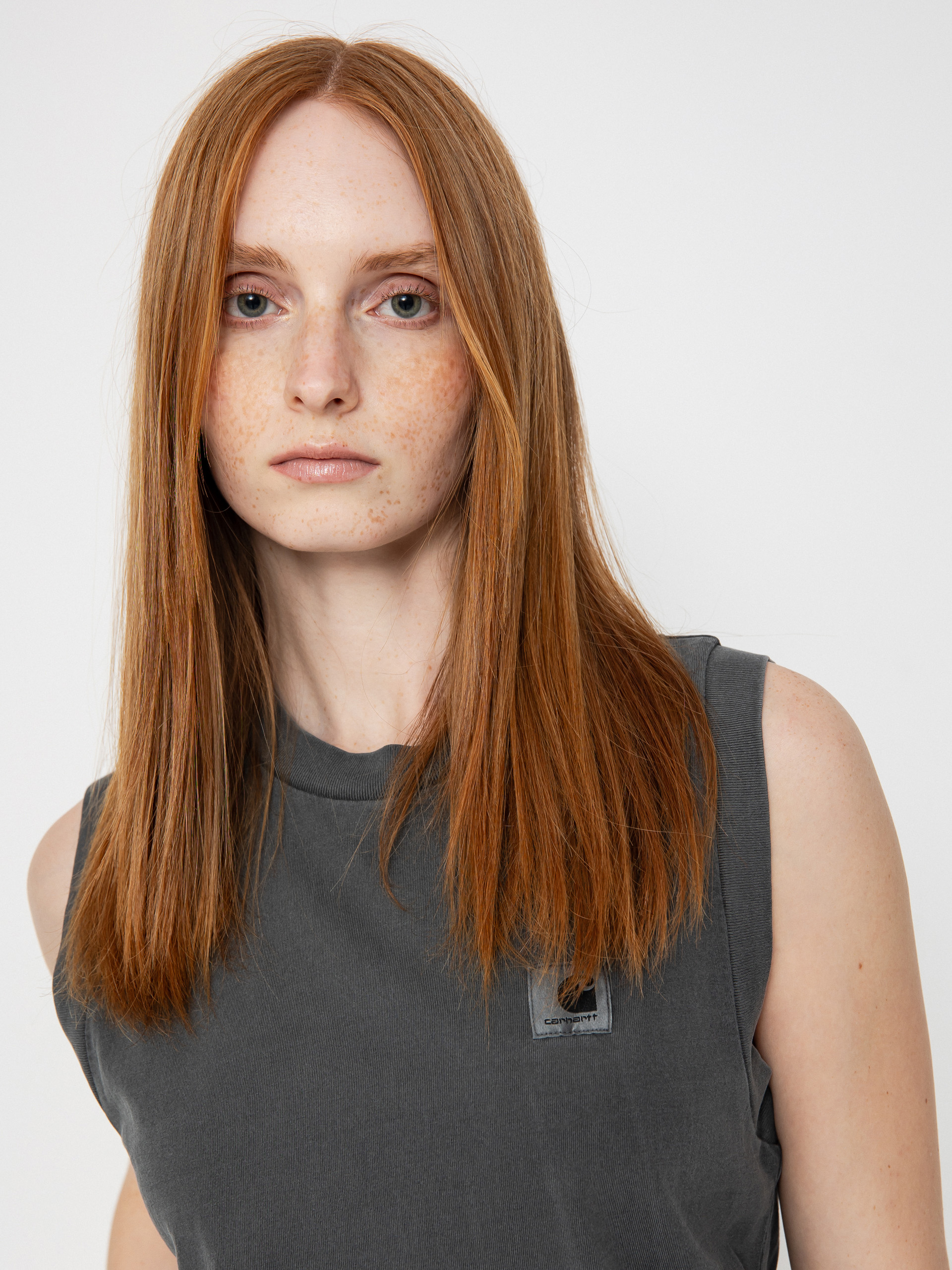 Carhartt WIP Nelson Wmn Póló (graphite)