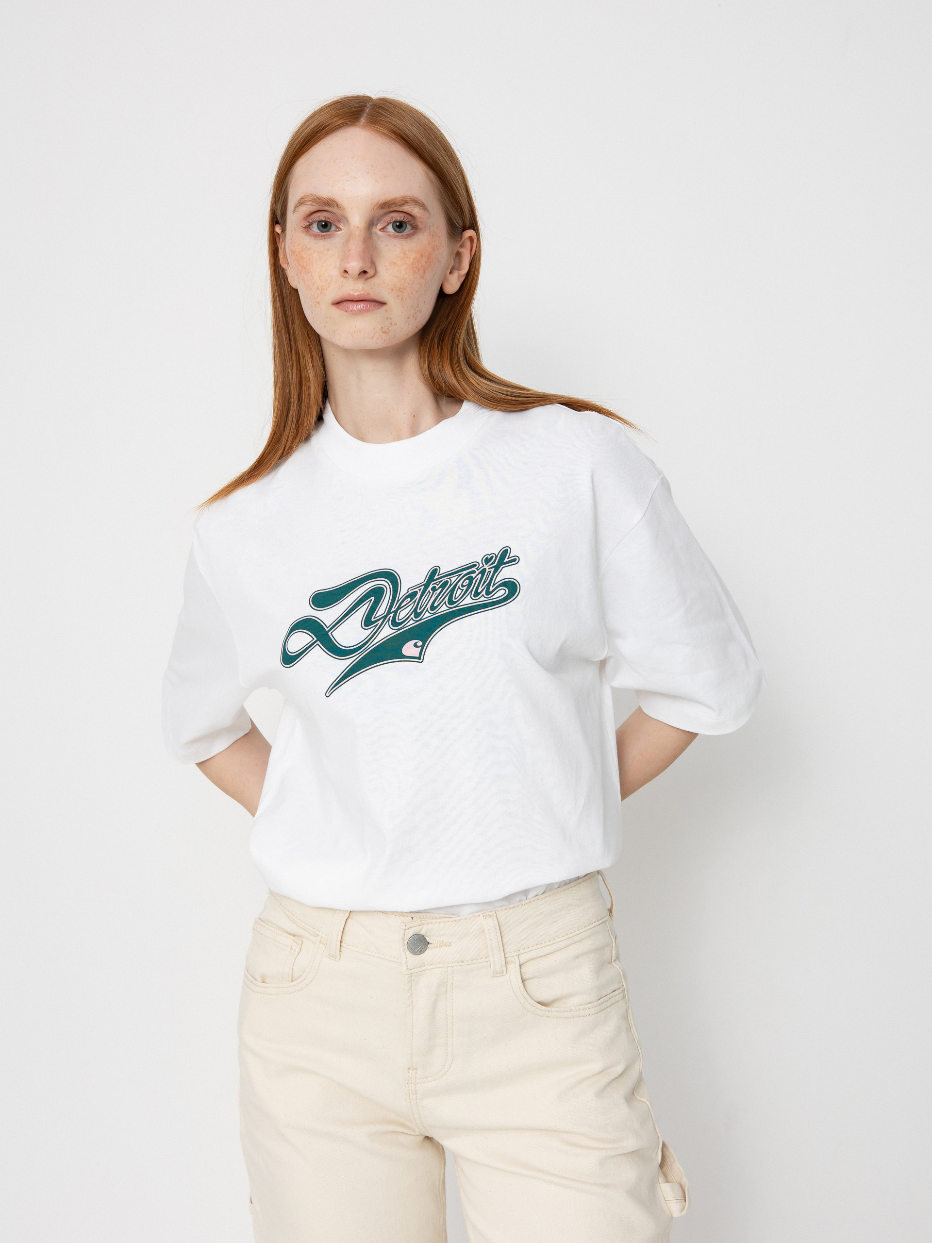 Carhartt WIP Slap Shot Póló Wmn (white)