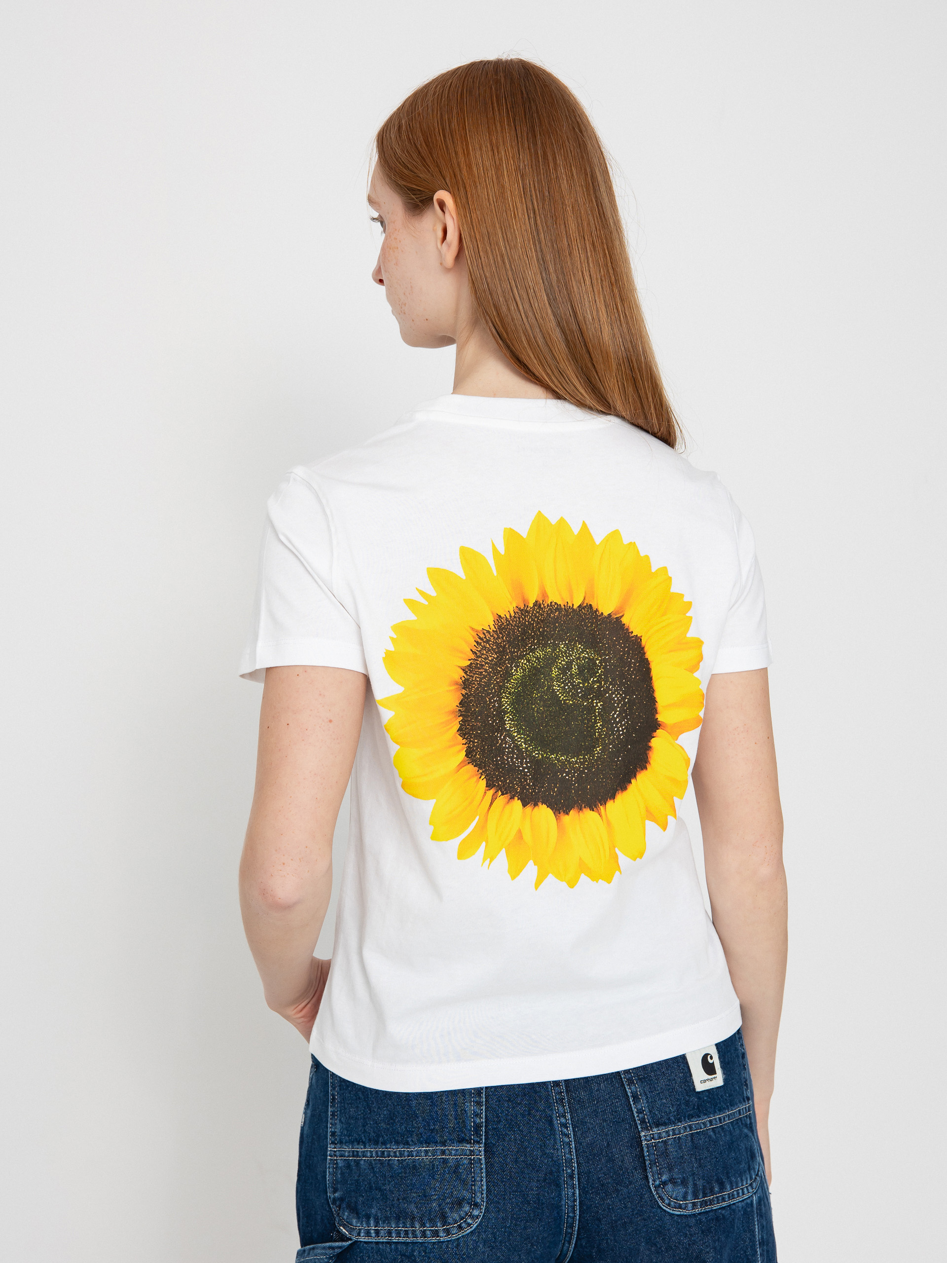Carhartt WIP Sunflower Wmn Pu00f3lu00f3 (white)