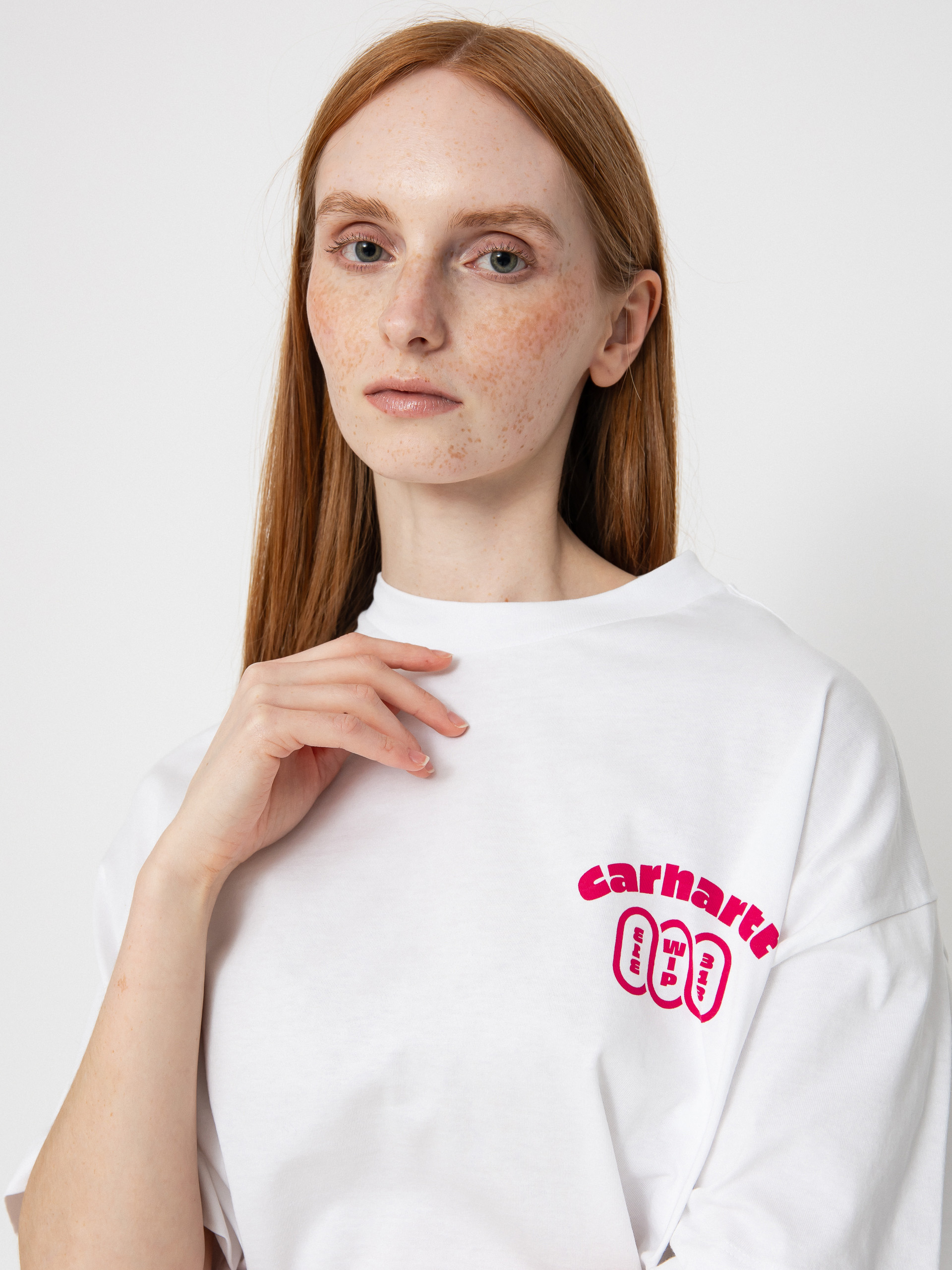 Carhartt WIP Day Off Wmn Póló (white/disco)